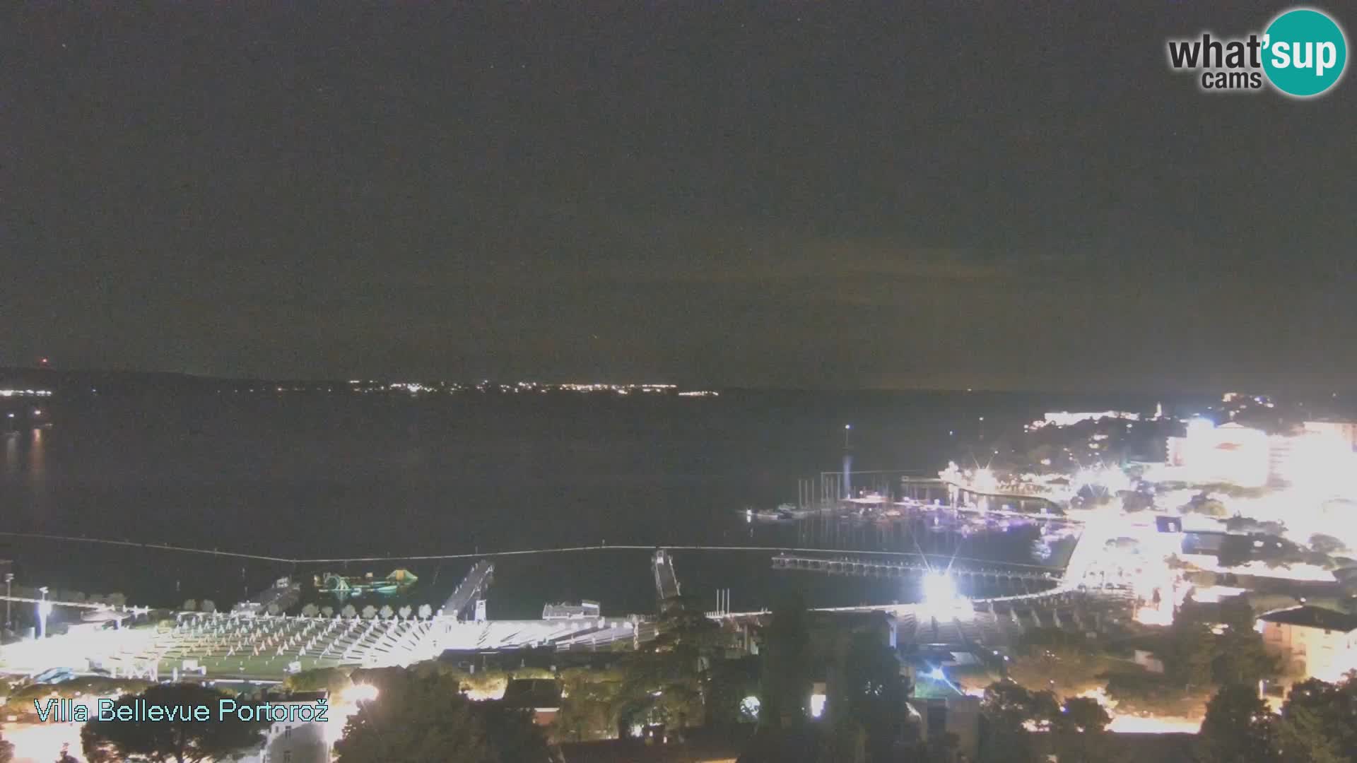 Panorama webcam Portorož – view from Villa Bellevue