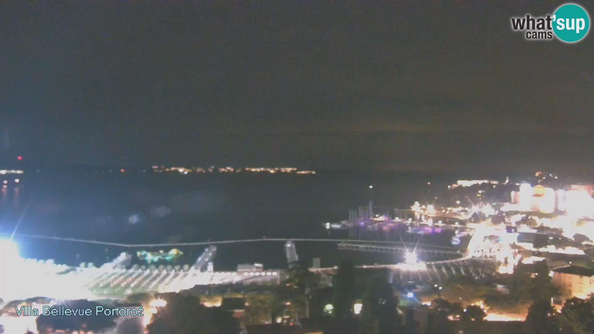 Portorož camera en vivo – Panorama Villa Bellevue