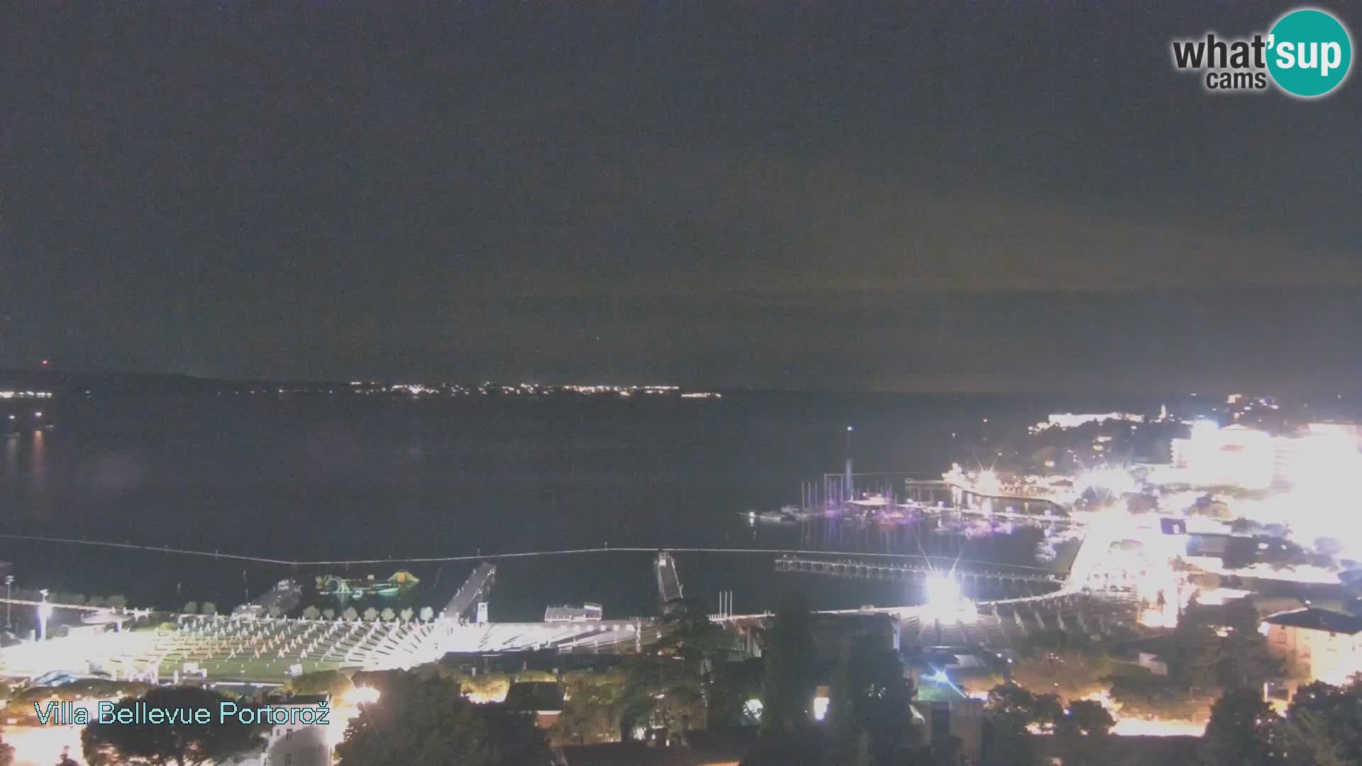 Live webcam Portorož – Panorama dalla Villa Bellevue