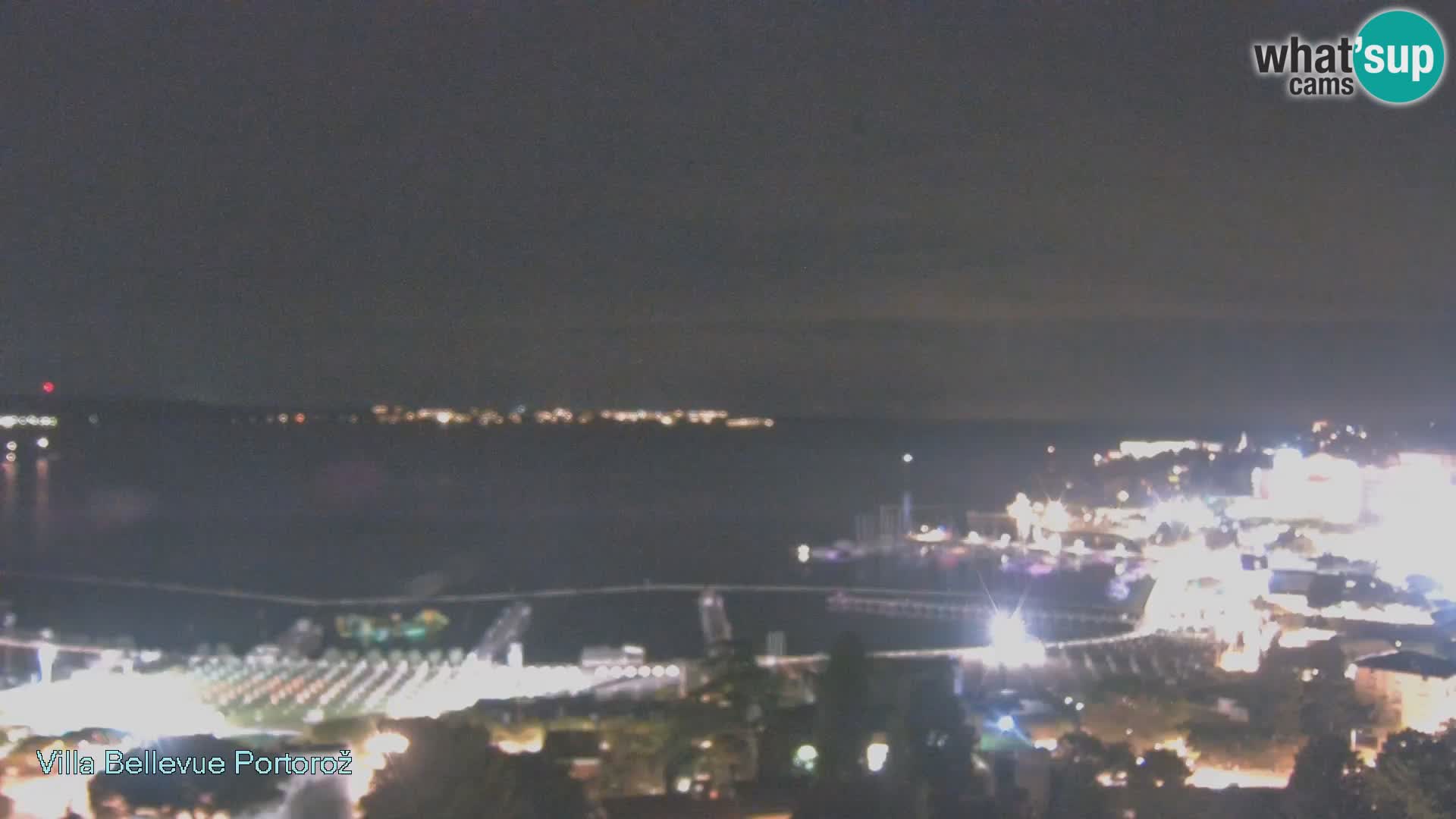 Portorož camera en vivo – Panorama Villa Bellevue