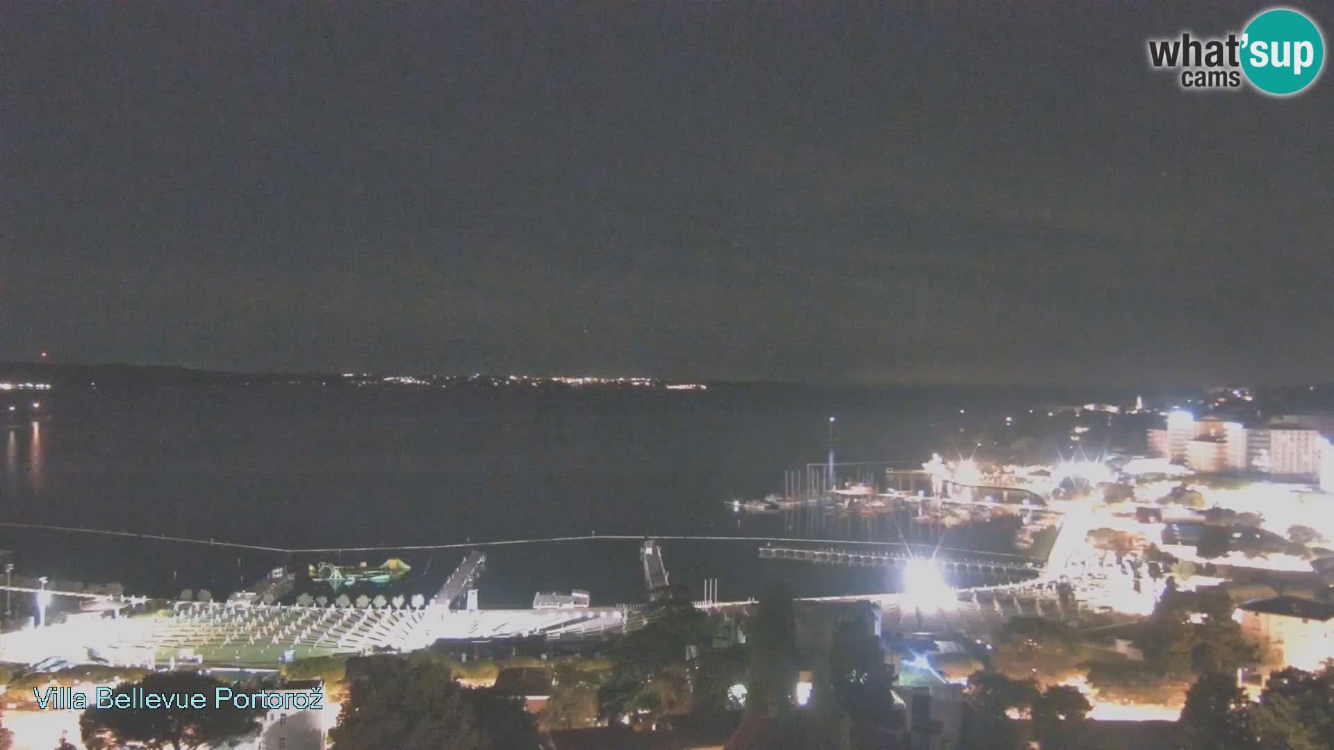 Portorož camera en vivo – Panorama Villa Bellevue