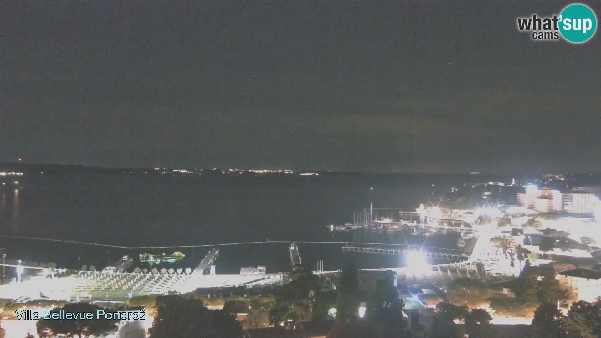 Portorož web kamera – pogled sa Villa Bellevue