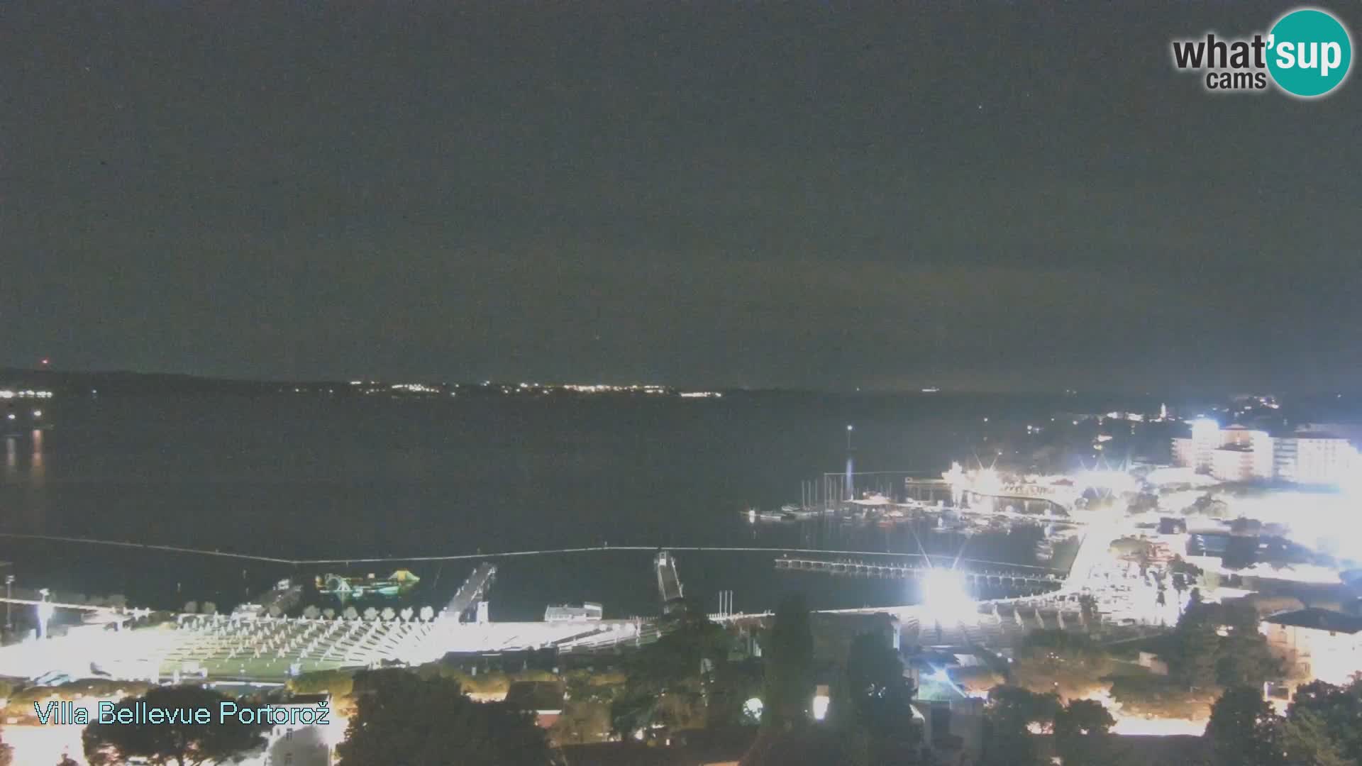 Portorož camera en vivo – Panorama Villa Bellevue