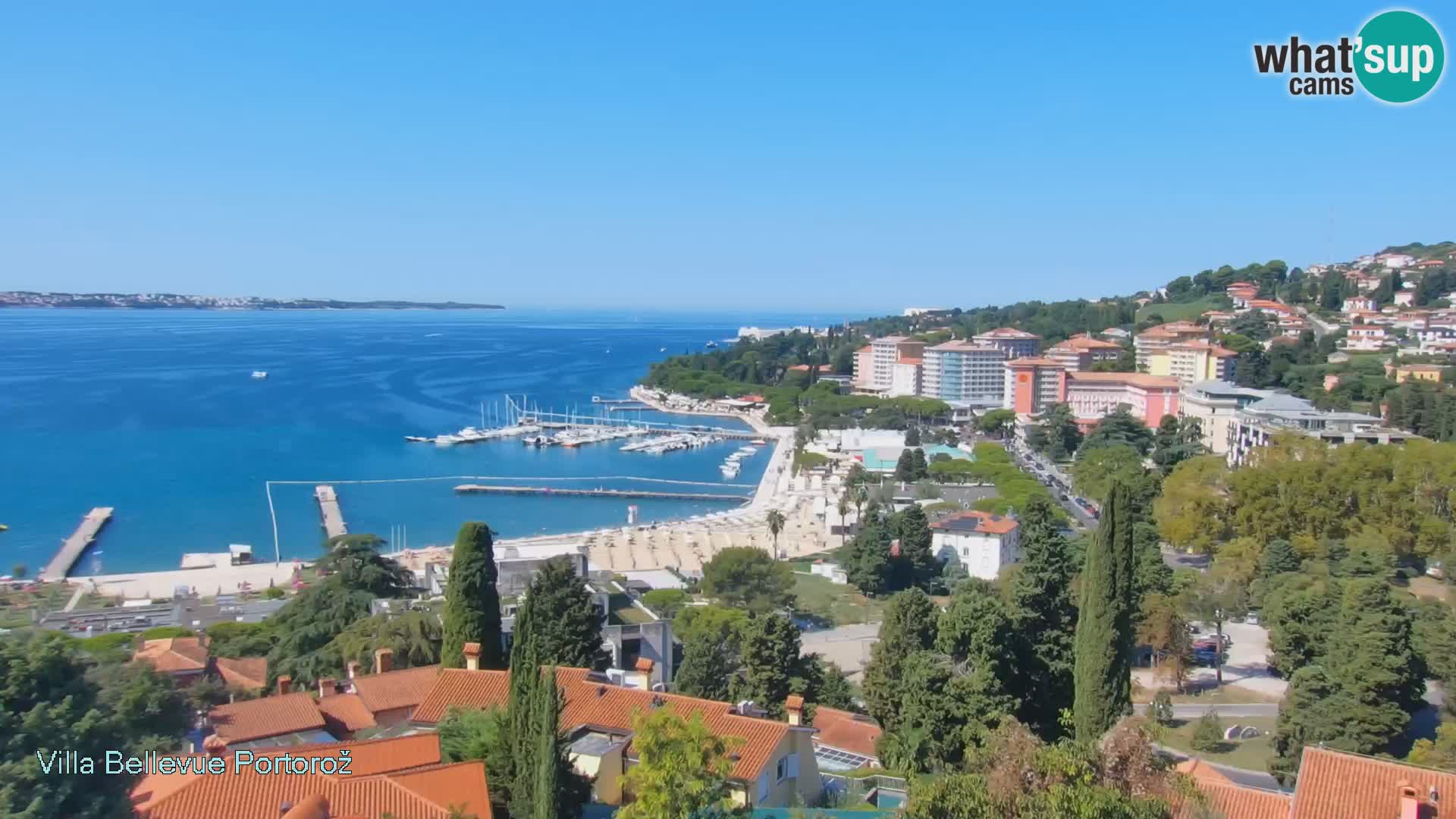 Live Cam Portorož – Panorama Villa Bellevue