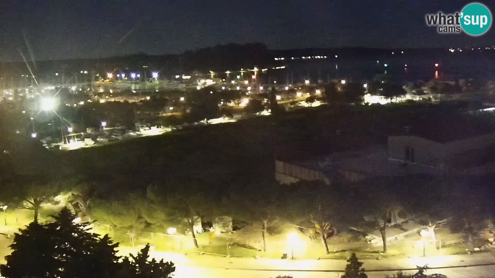 Portorož Live Webcam – view of the marina and tennis courts