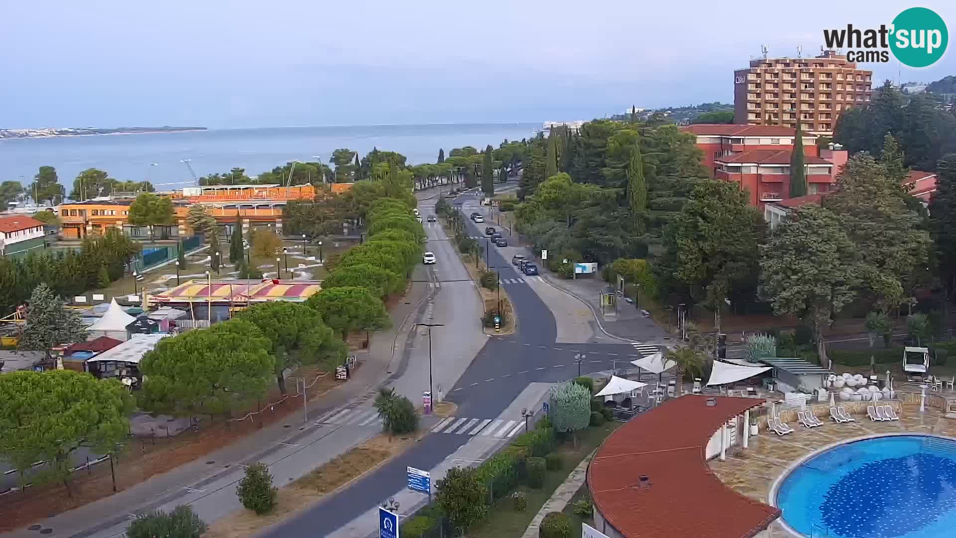 Marina di Portorose e il golfo di Piran