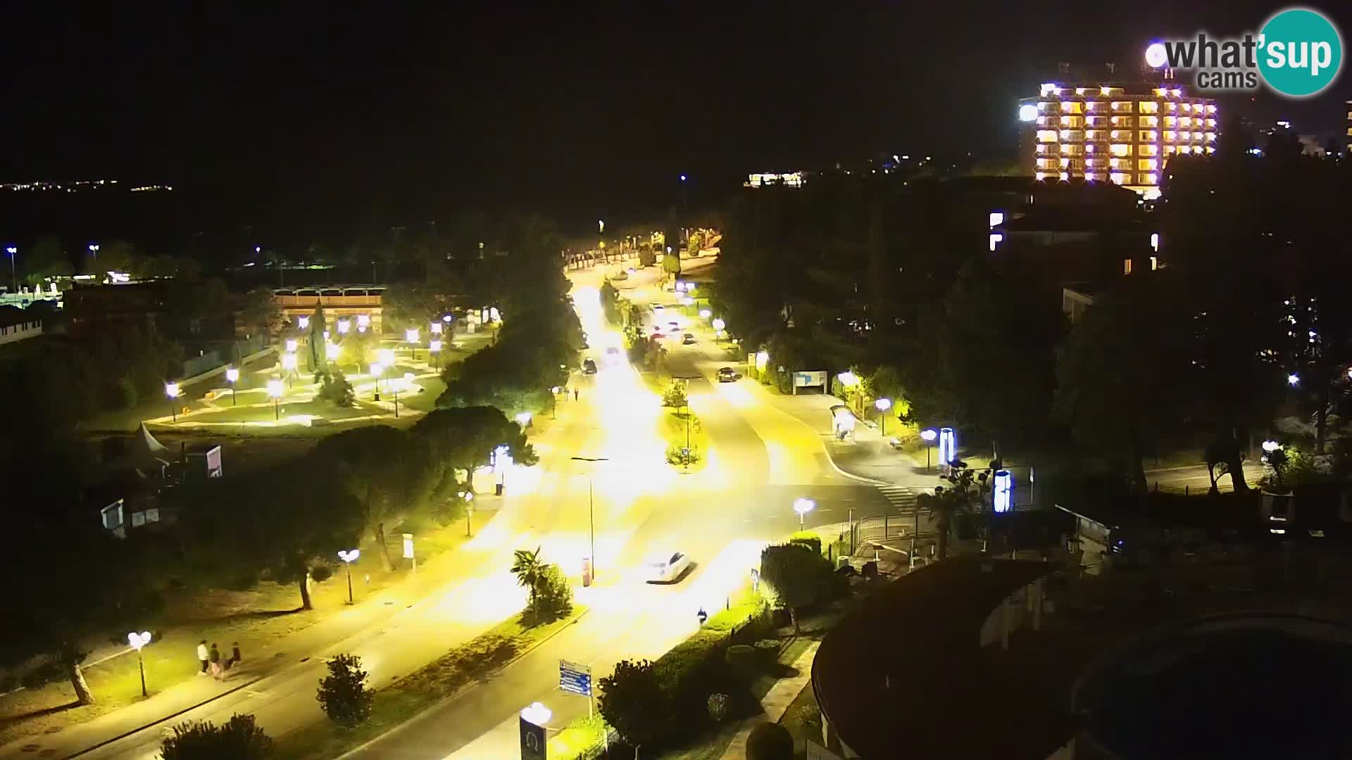 Portorose Live Webcam – vista sulla marina e i campi da tennis