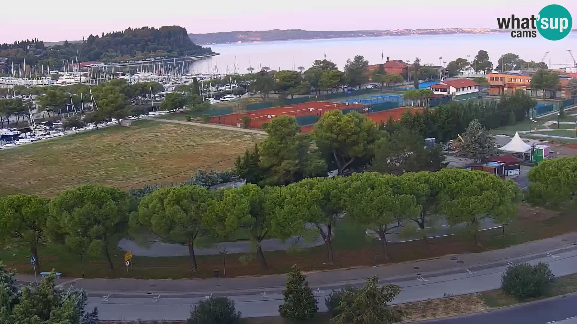 Portorož Marina et le golfe de Piran