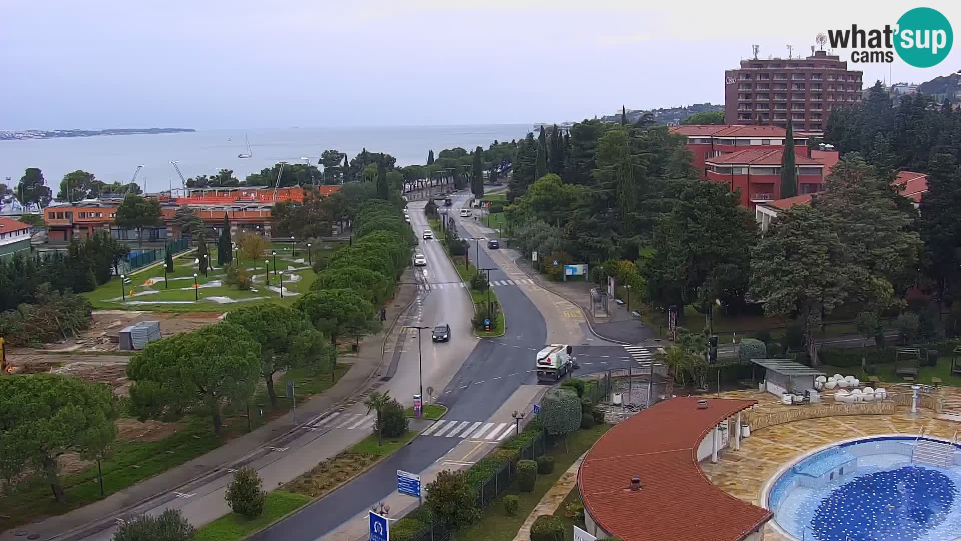 Marina di Portorose e il golfo di Piran