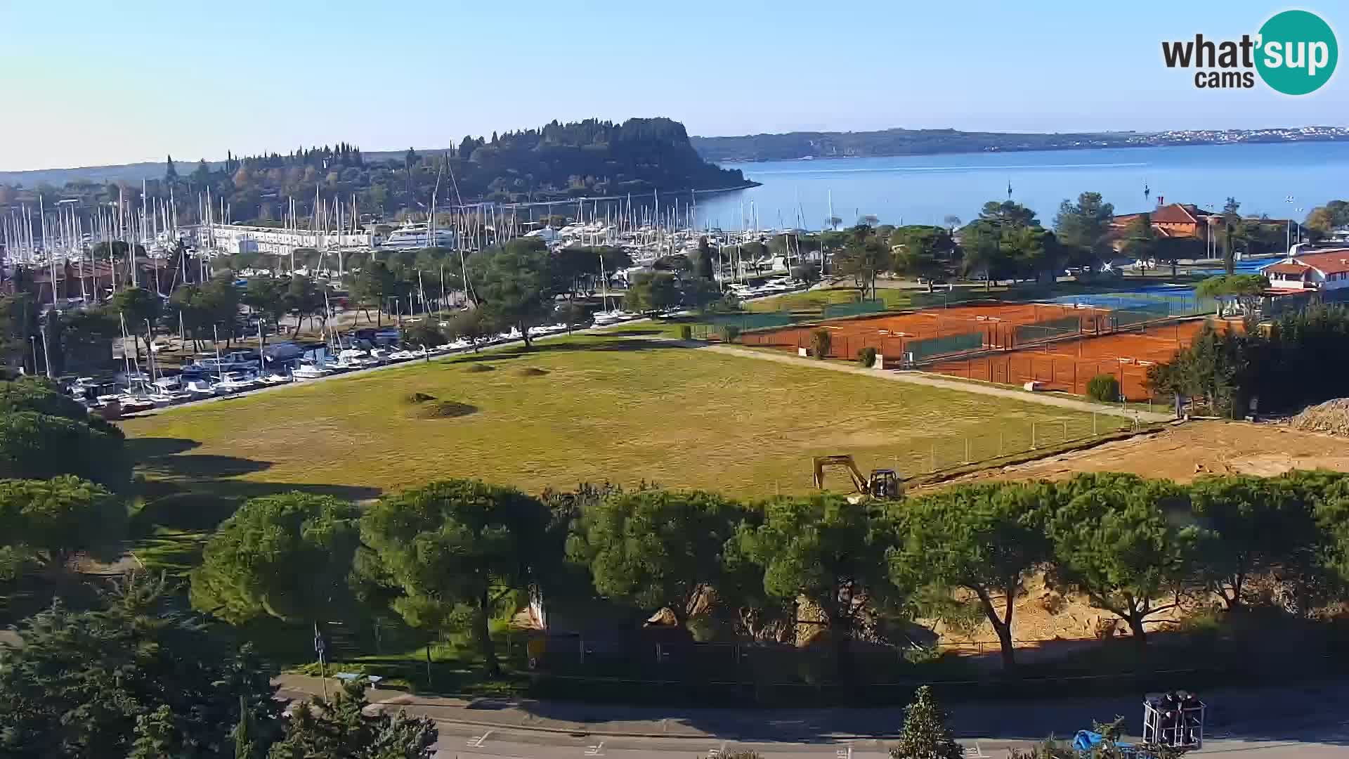 Marina di Portorose e il golfo di Piran