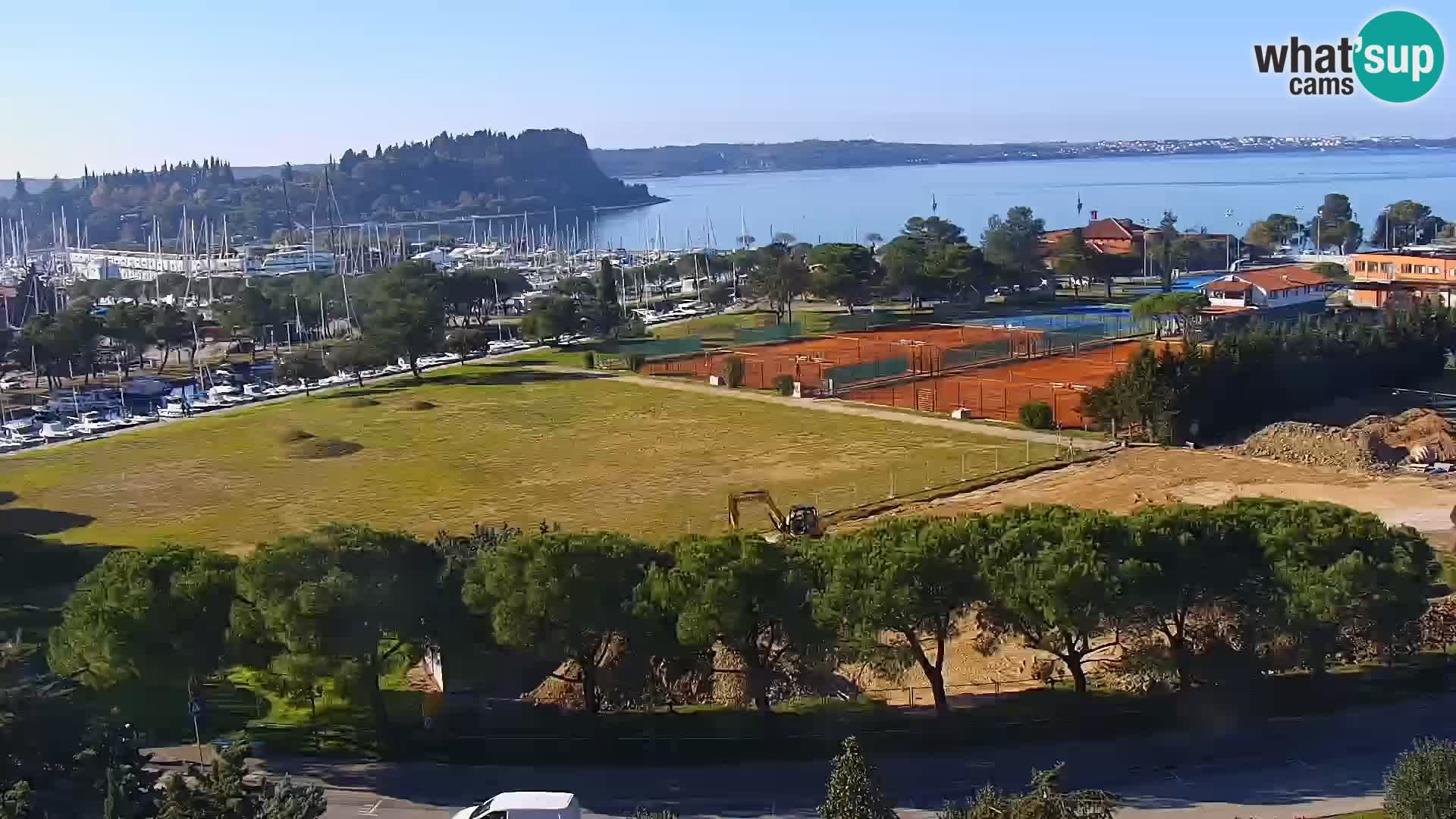 Marina di Portorose e il golfo di Piran