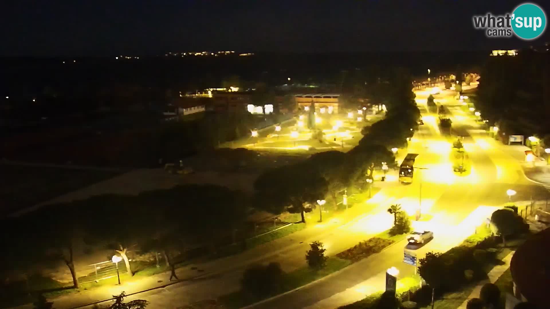 Portorose Live Webcam – vista sulla marina e i campi da tennis