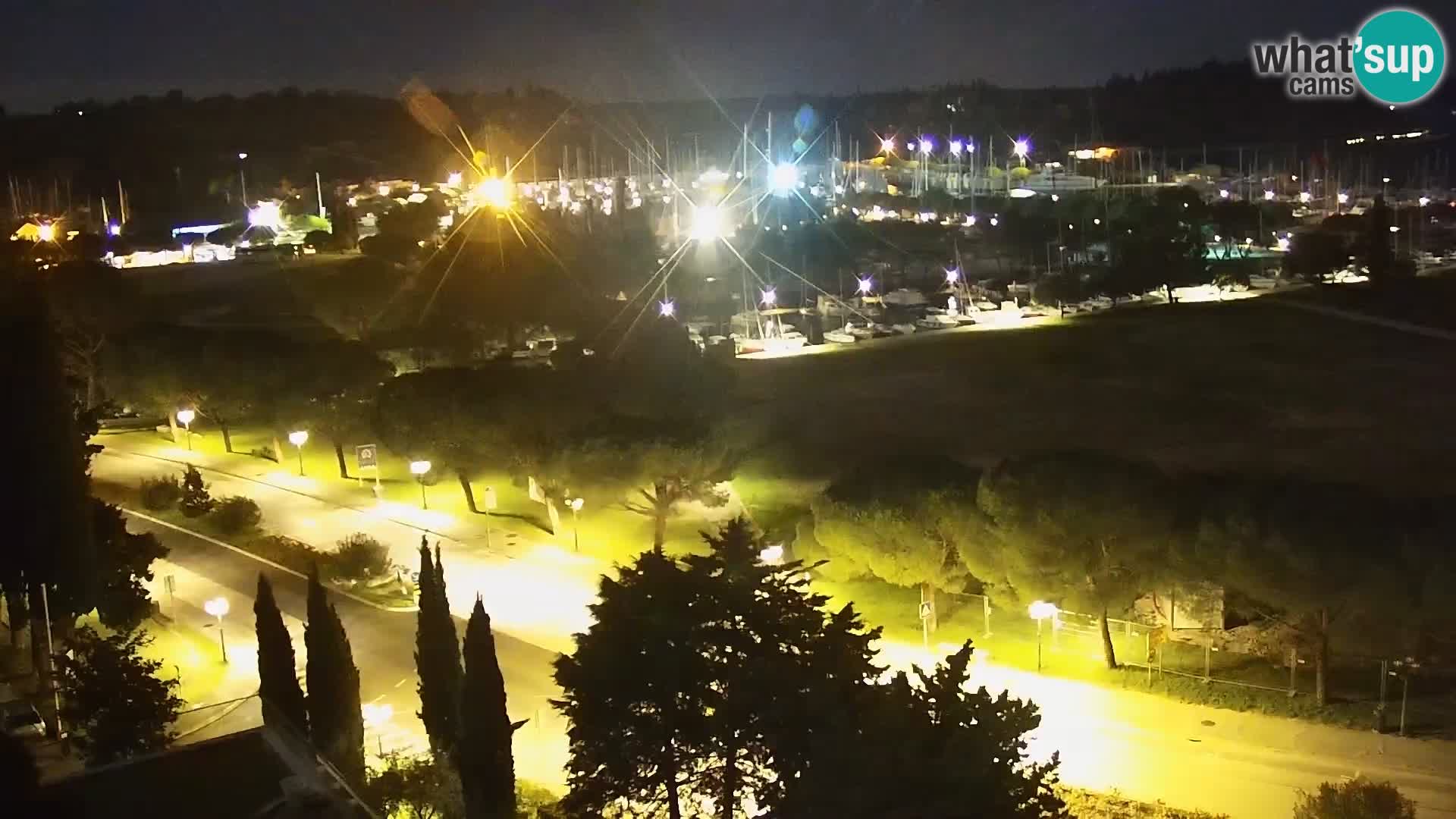 Portorose Live Webcam – vista sulla marina e i campi da tennis