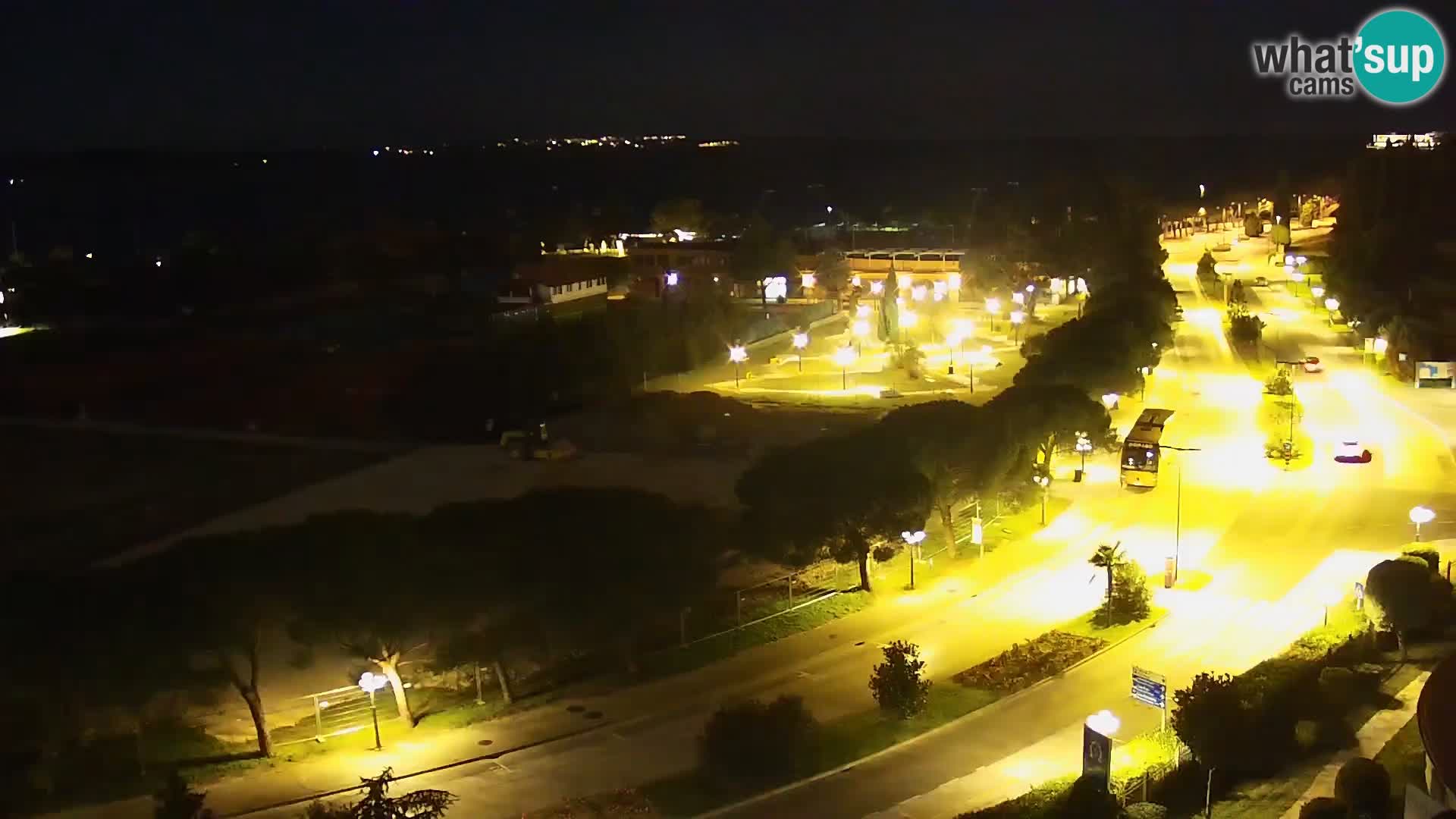 Portorose Live Webcam – vista sulla marina e i campi da tennis