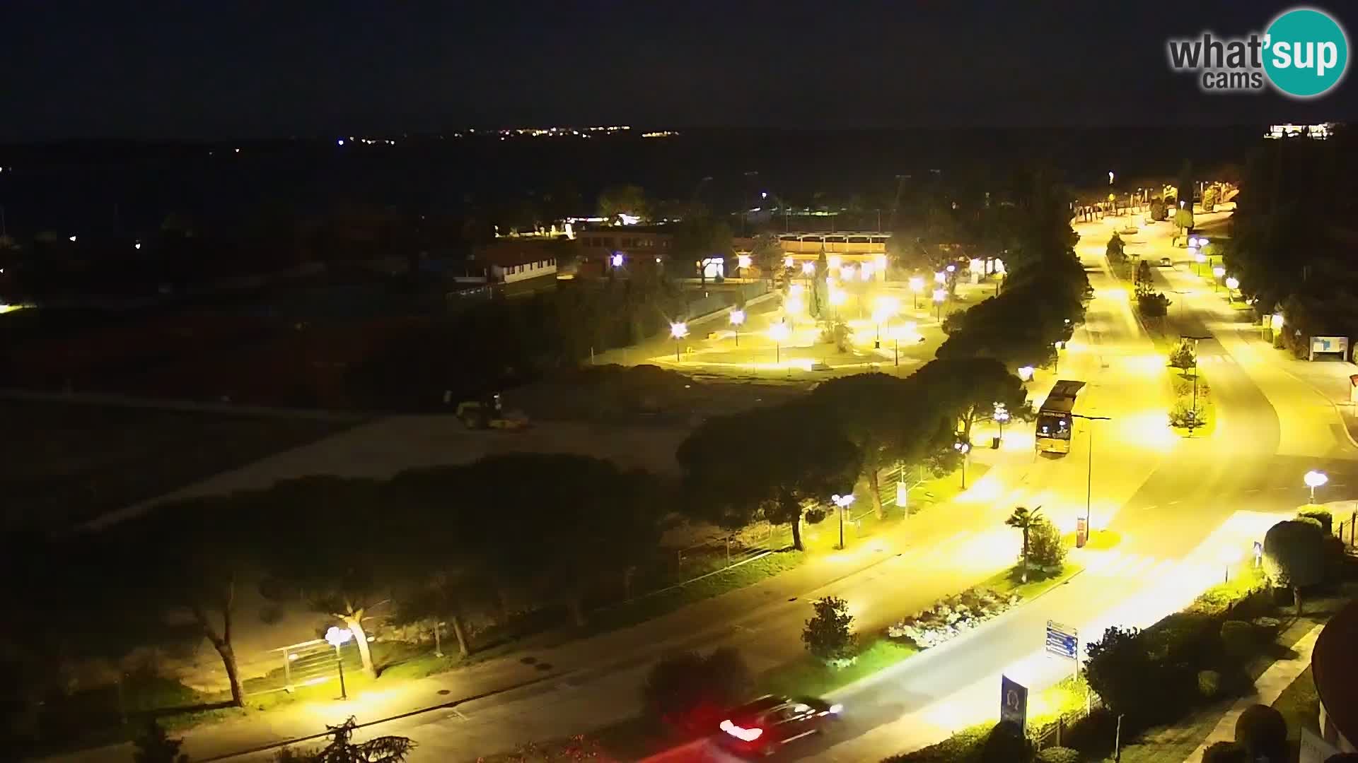 Portorose Live Webcam – vista sulla marina e i campi da tennis