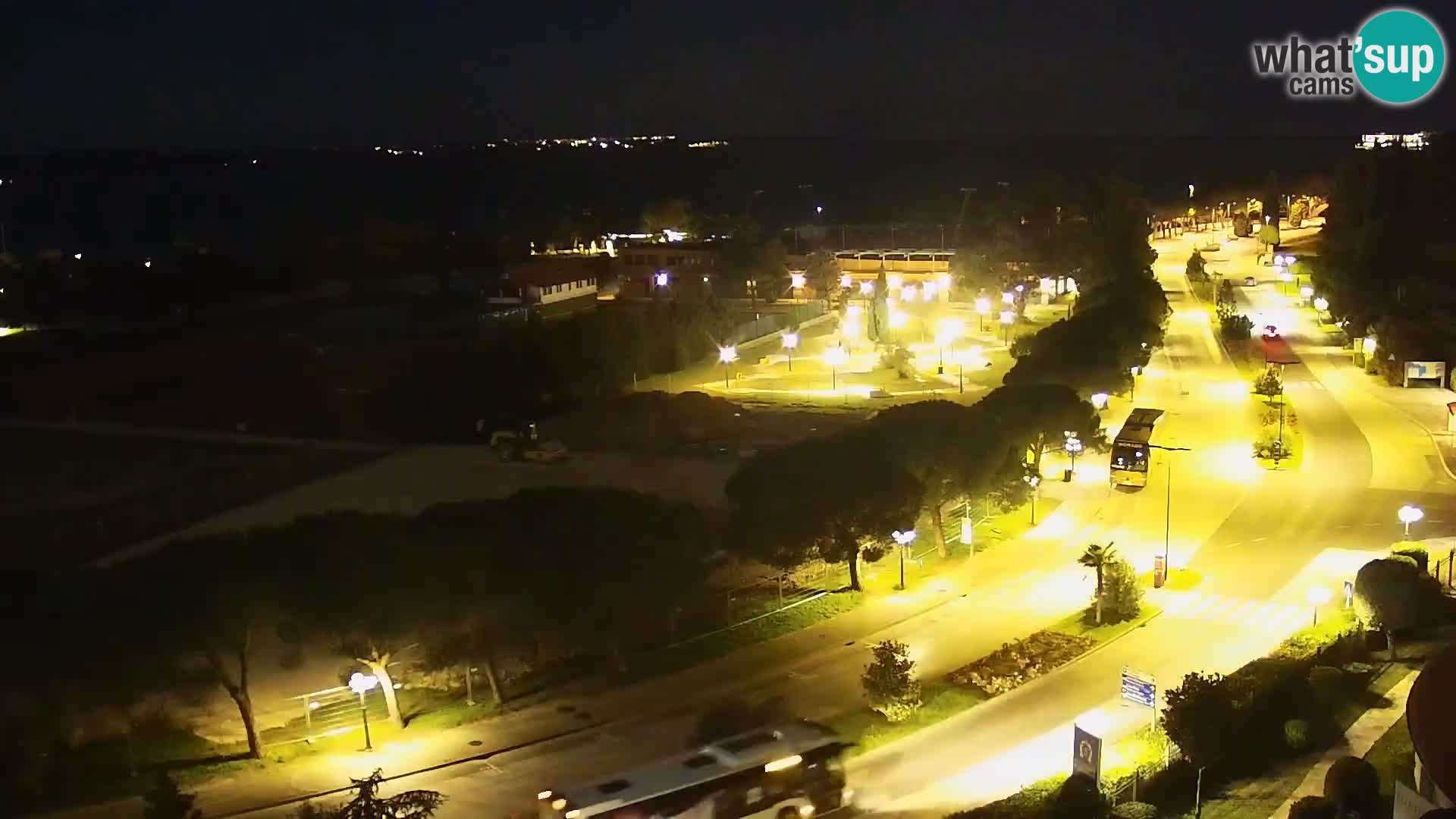 Portorose Live Webcam – vista sulla marina e i campi da tennis