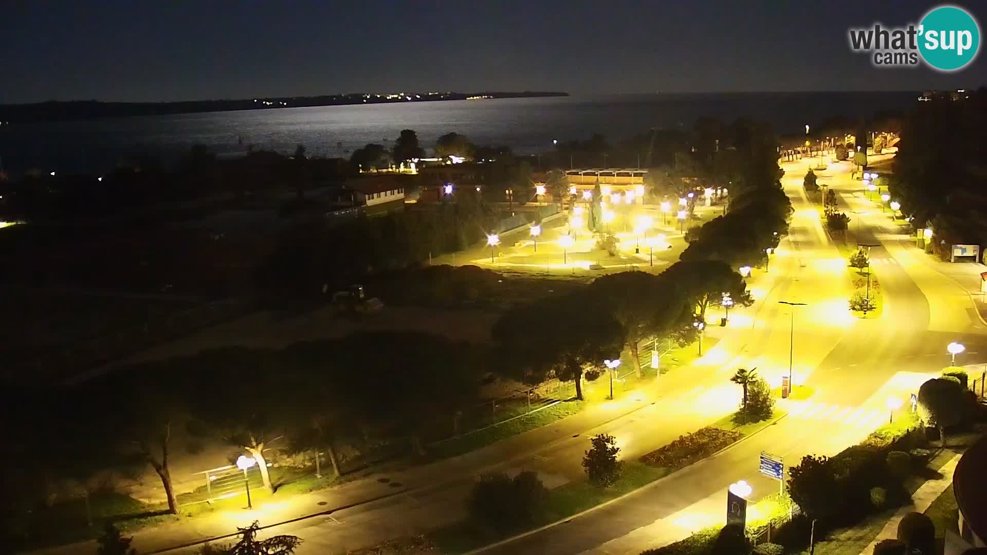 Portorose Live Webcam – vista sulla marina e i campi da tennis