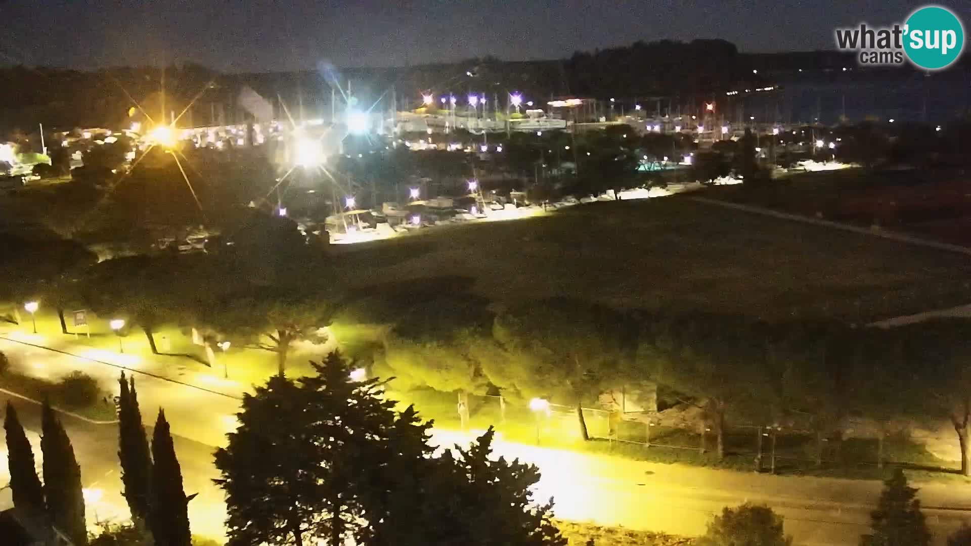 Portorose Live Webcam – vista sulla marina e i campi da tennis