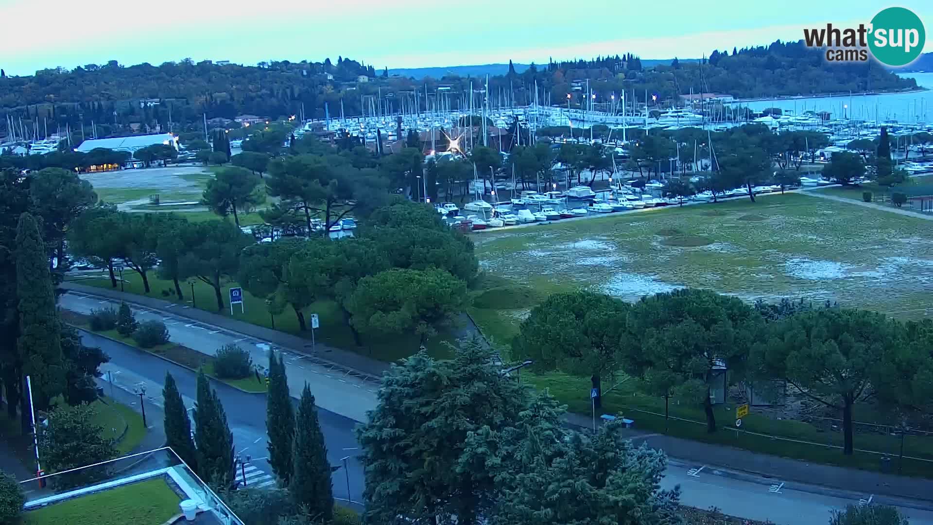 Marina di Portorose e il golfo di Piran