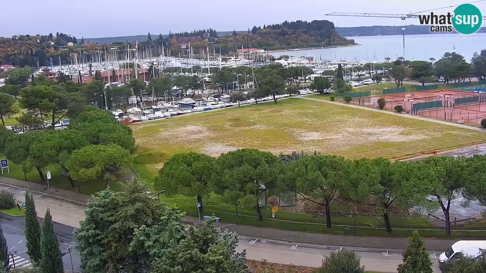 Marina di Portorose e il golfo di Piran