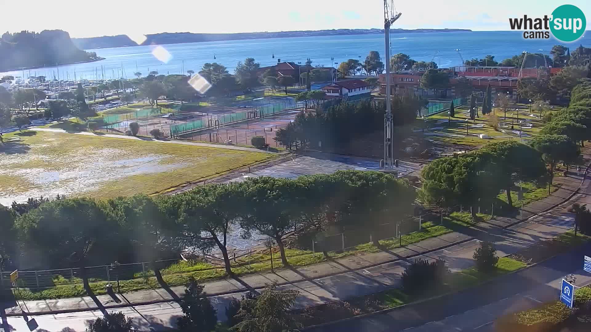 Marina di Portorose e il golfo di Piran