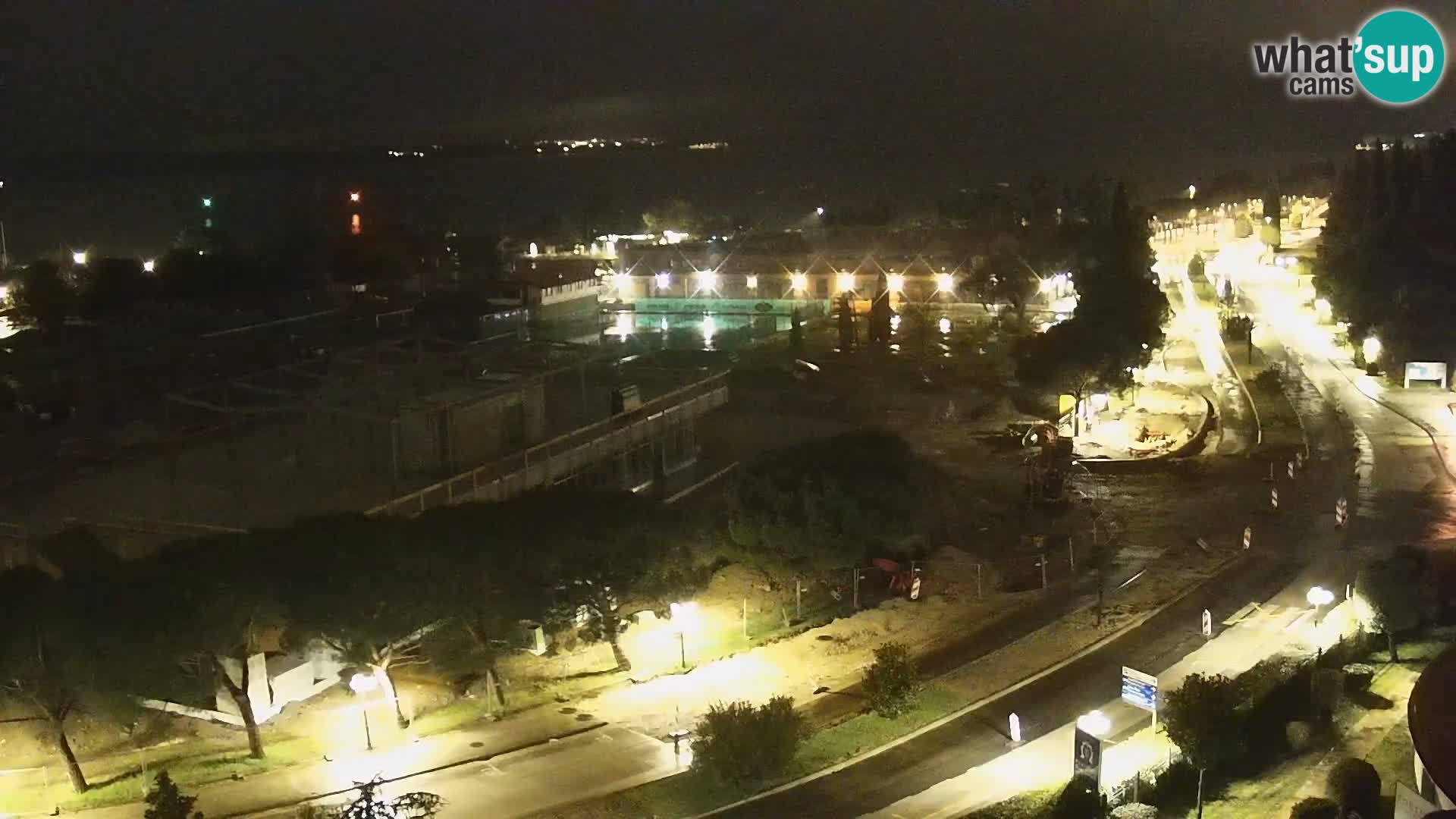 Portorose Live Webcam – vista sulla marina e i campi da tennis