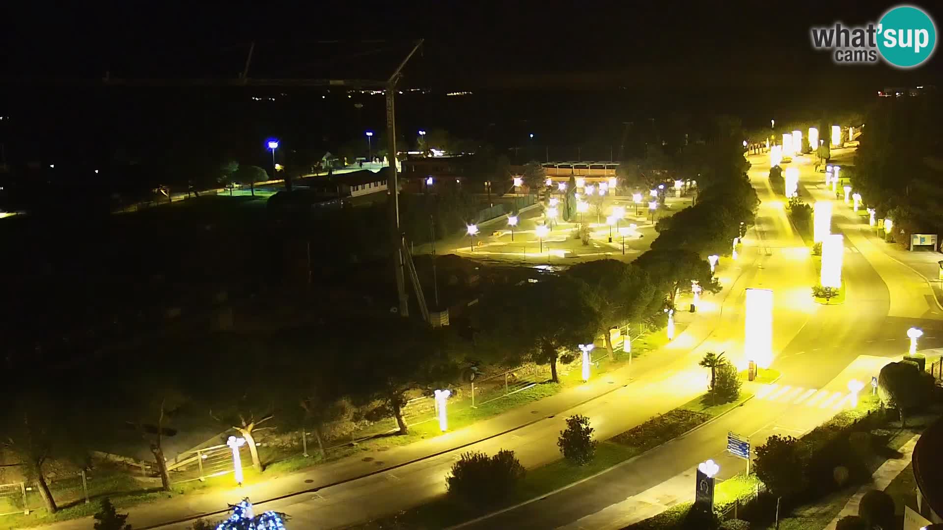 Marina di Portorose e il golfo di Piran