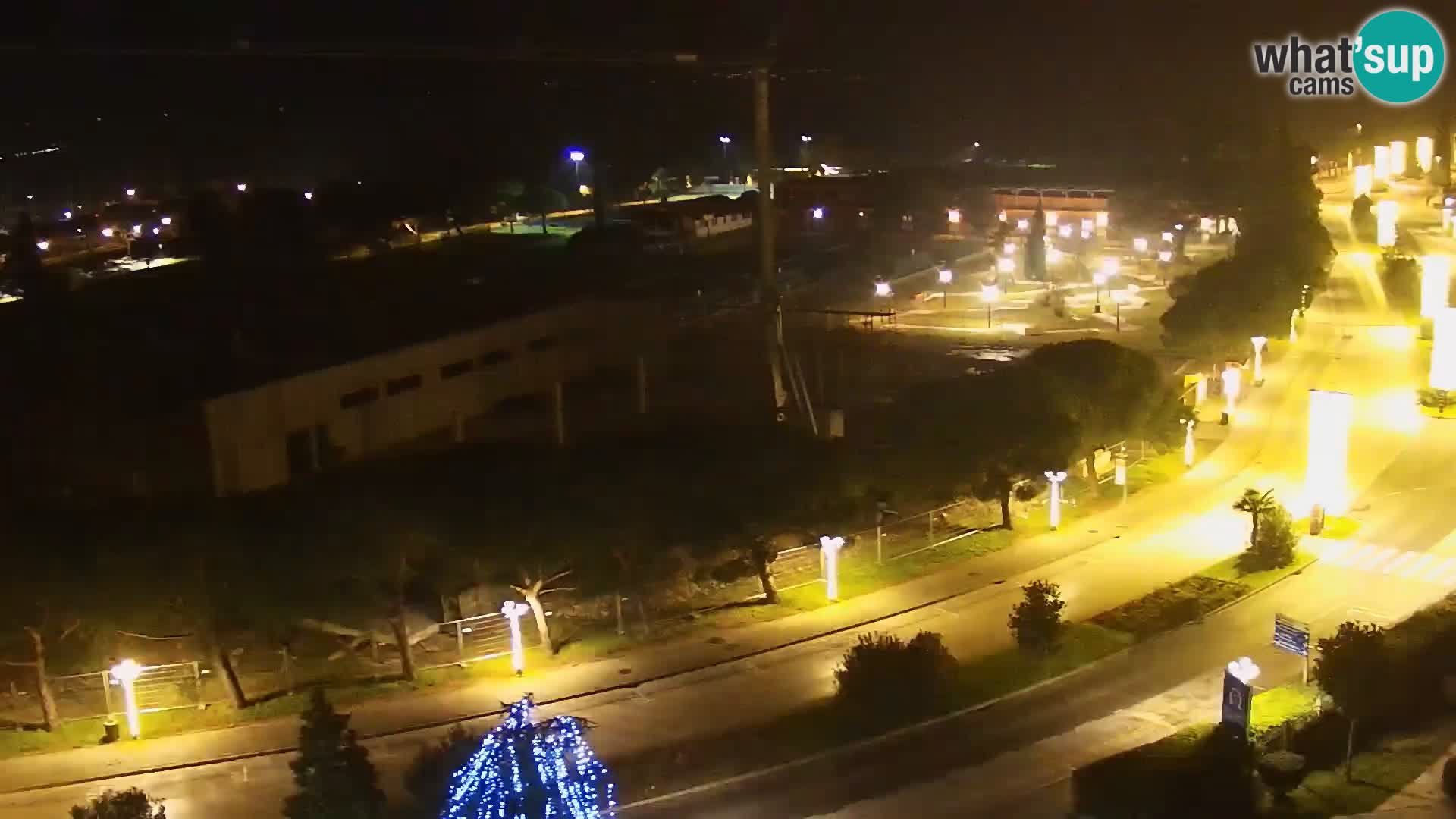 Portorose Live Webcam – vista sulla marina e i campi da tennis