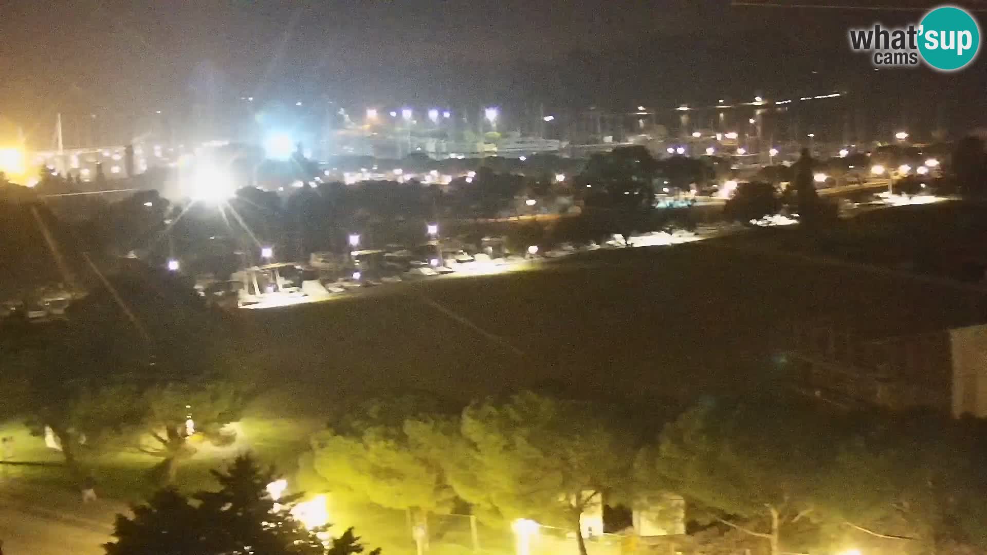 Portorose Live Webcam – vista sulla marina e i campi da tennis