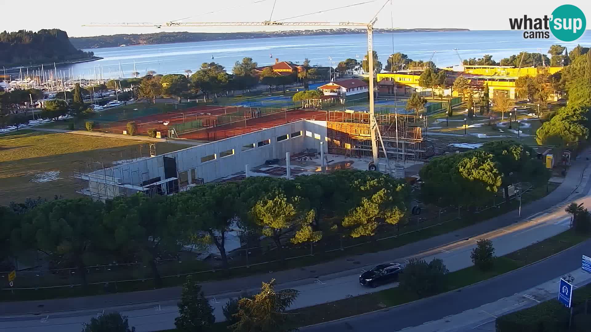 Marina di Portorose e il golfo di Piran