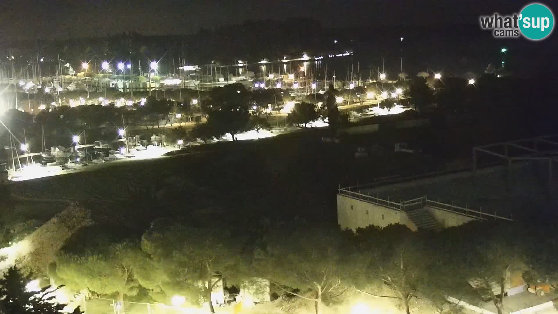 Portorose Live Webcam – vista sulla marina e i campi da tennis