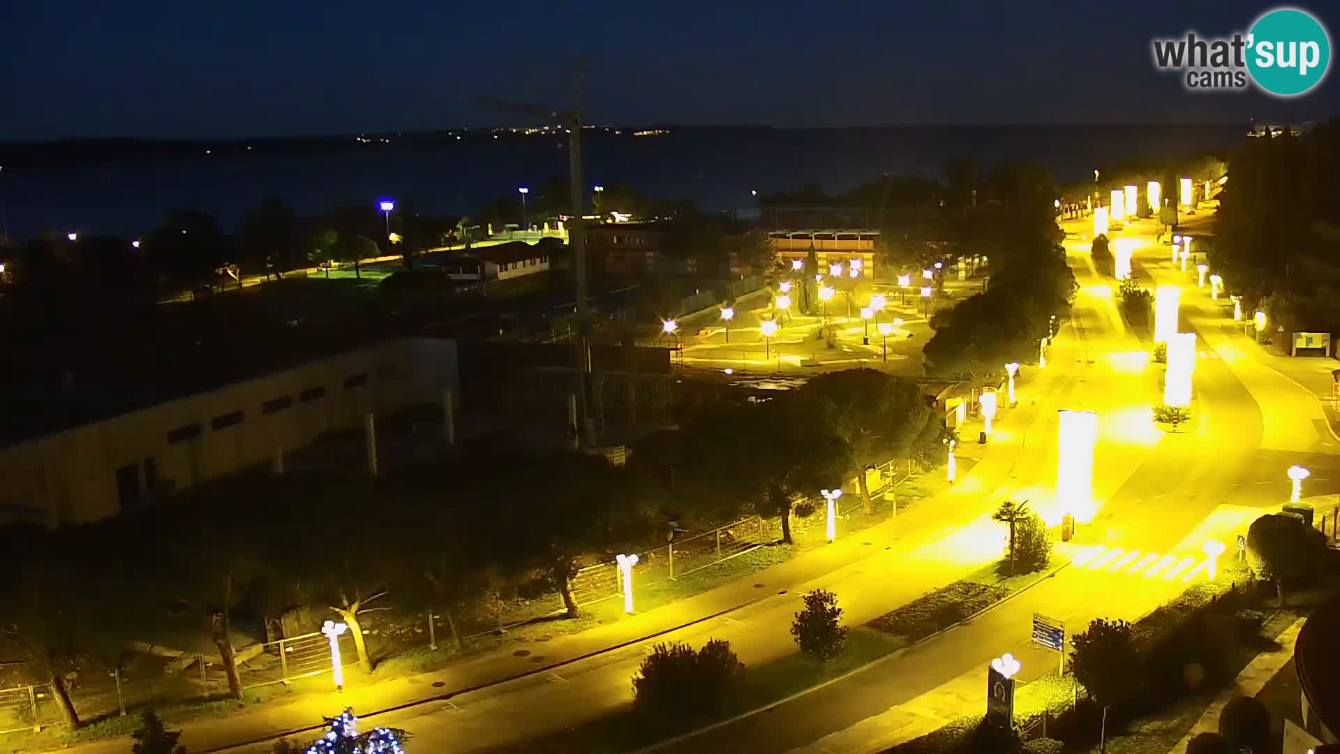 Portorose Live Webcam – vista sulla marina e i campi da tennis