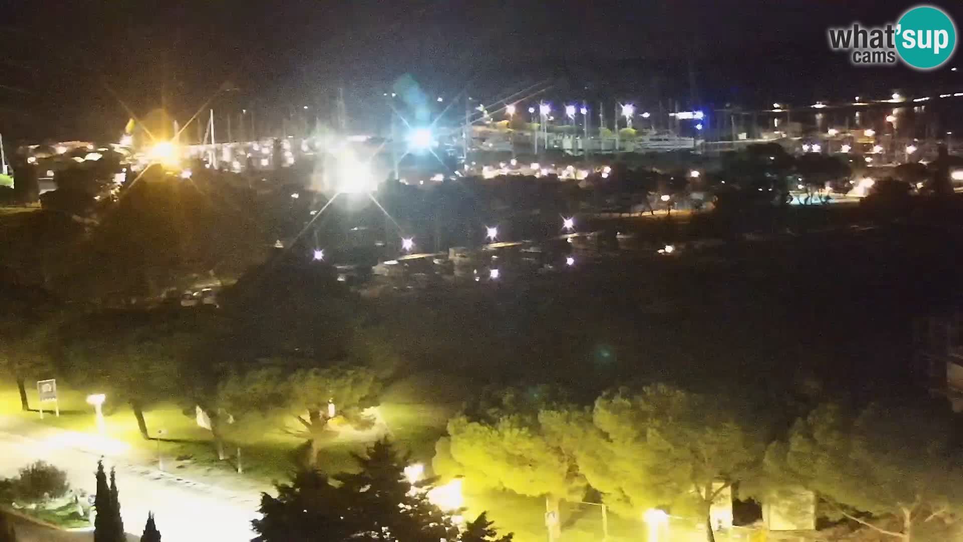 Portorose Live Webcam – vista sulla marina e i campi da tennis