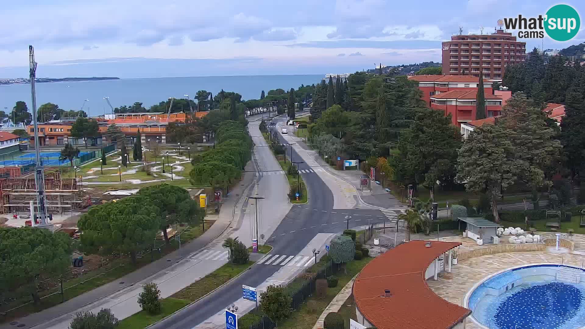 Portorož Marina et le golfe de Piran