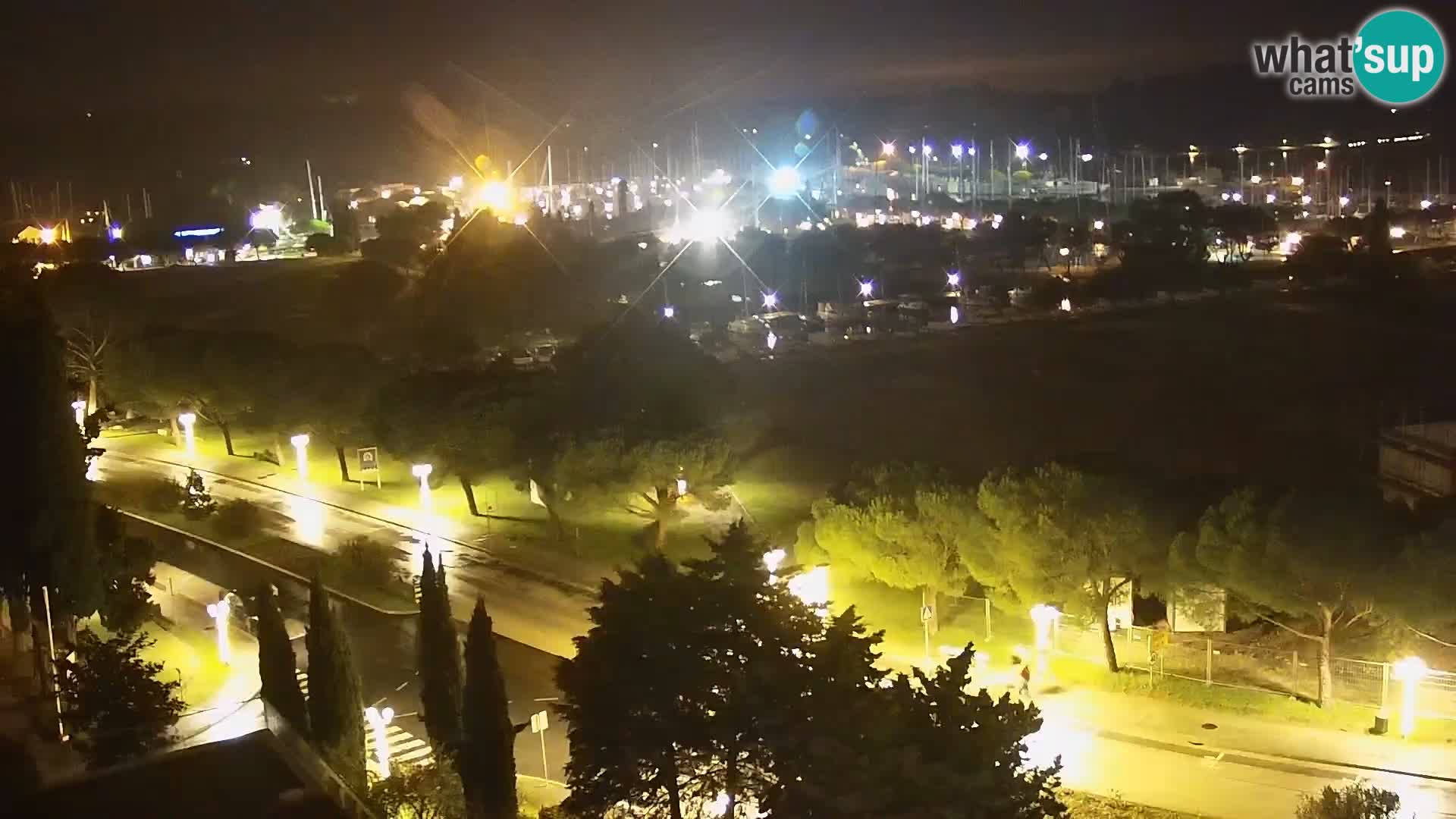 Portorose Live Webcam – vista sulla marina e i campi da tennis