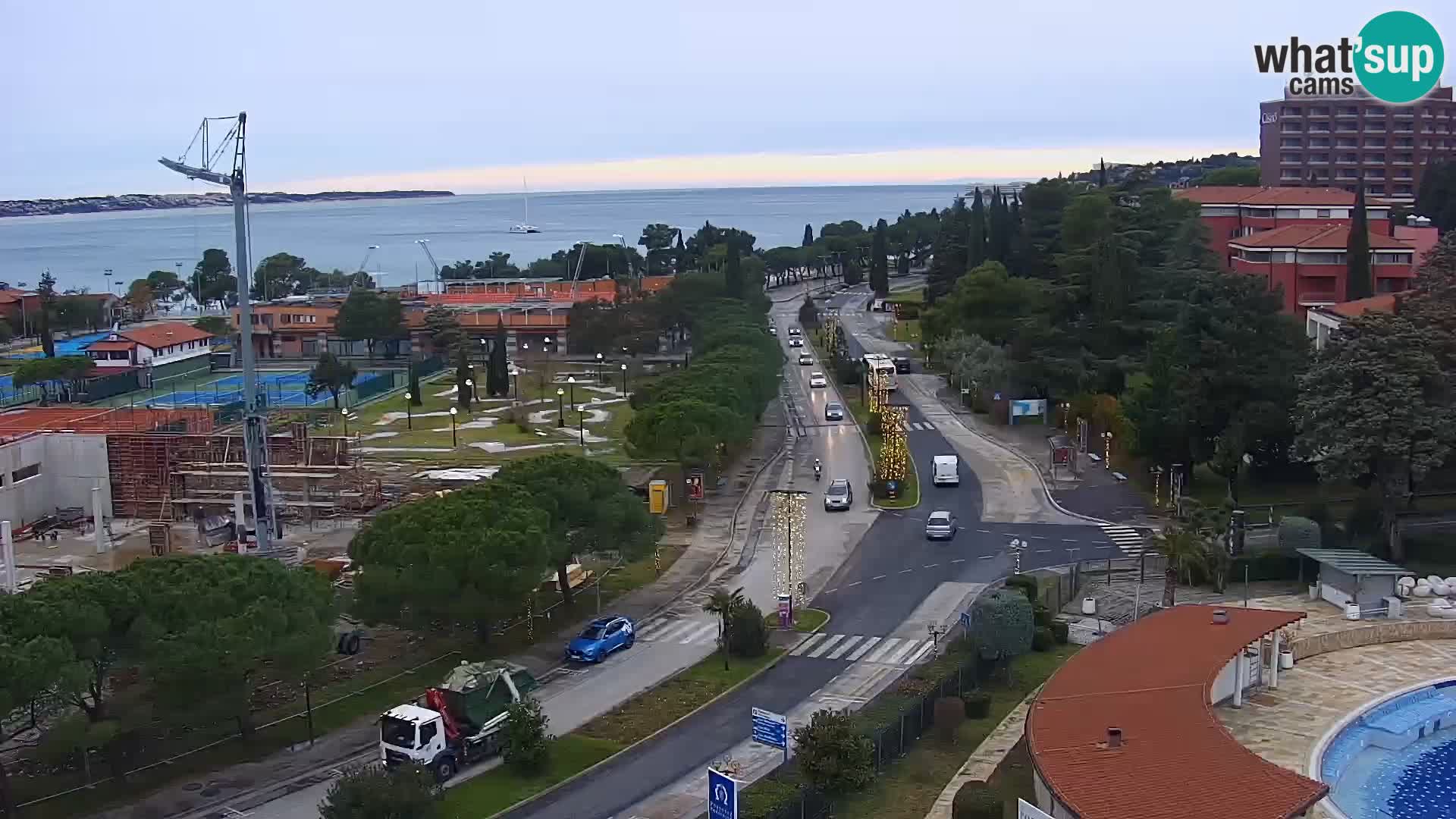 Portorož Marina et le golfe de Piran