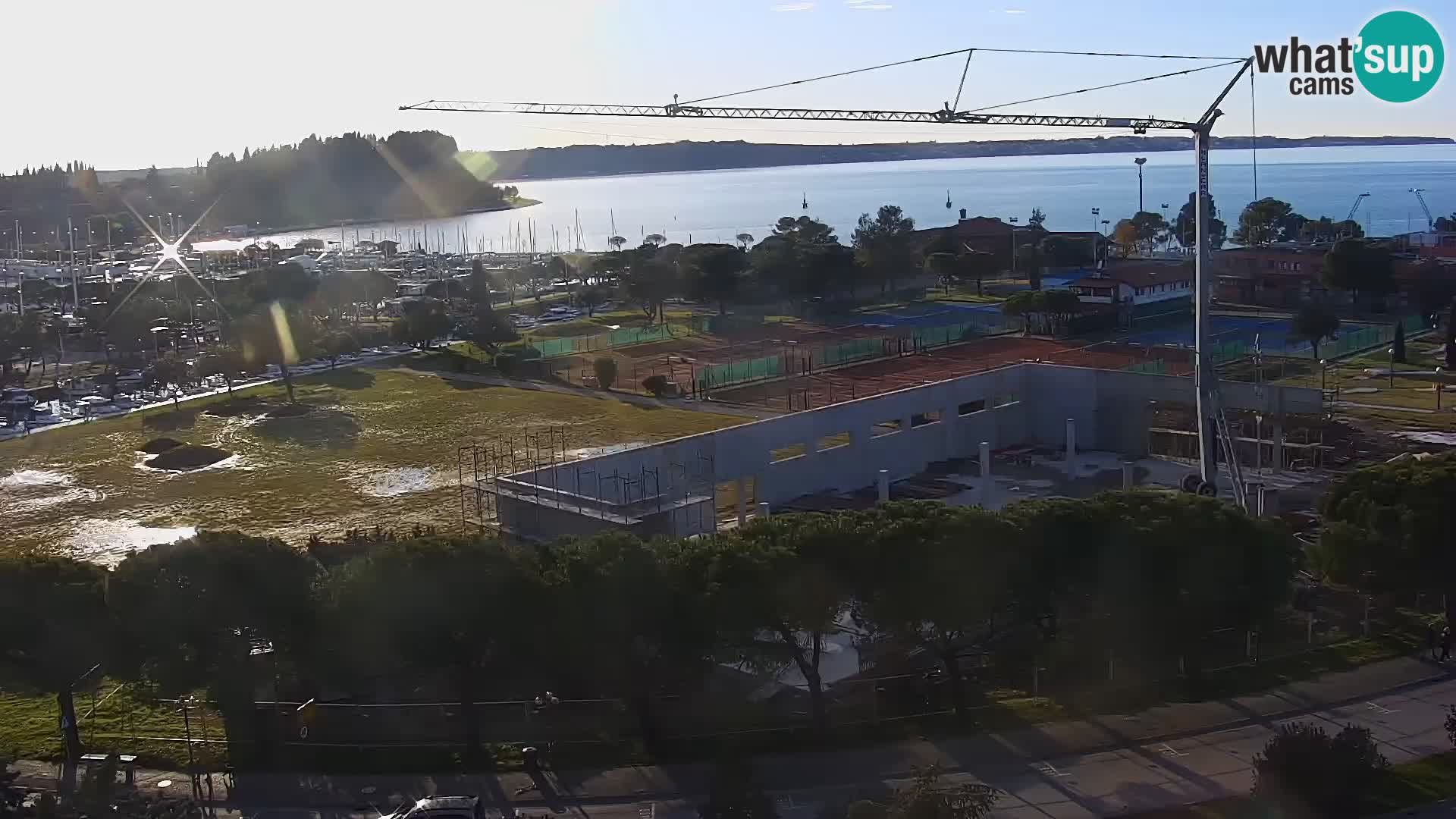 Marina di Portorose e il golfo di Piran