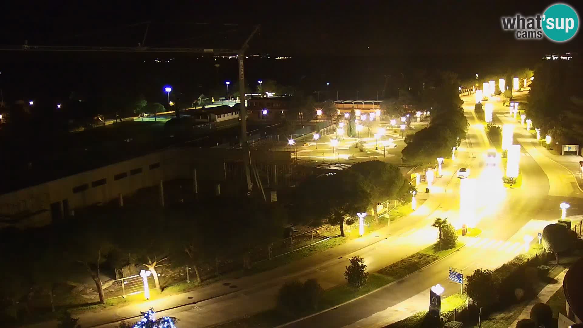 Portorose Live Webcam – vista sulla marina e i campi da tennis