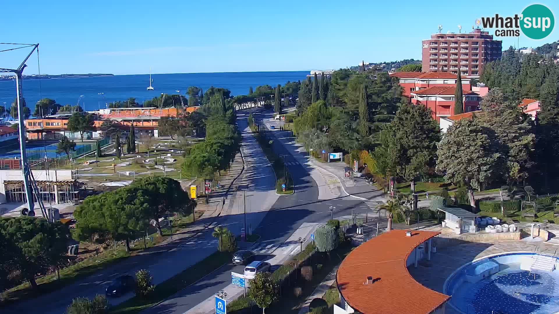 Marina di Portorose e il golfo di Piran