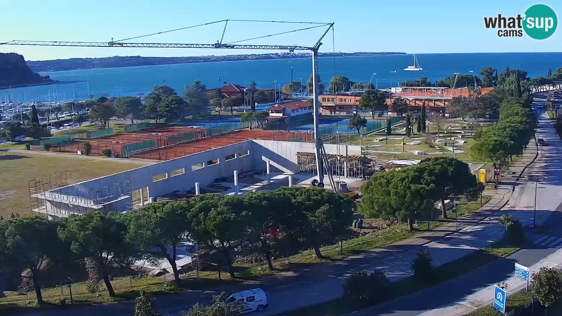 Marina di Portorose e il golfo di Piran