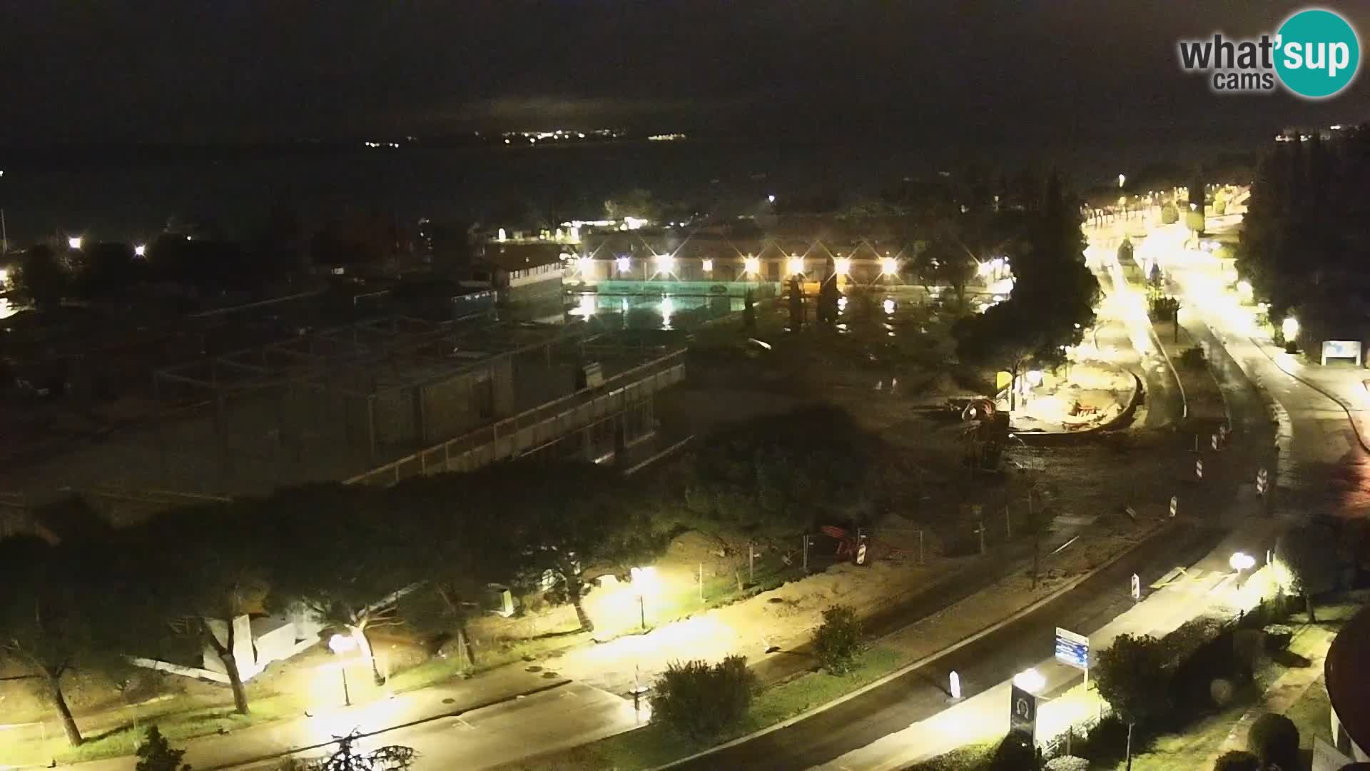 Portorose Live Webcam – vista sulla marina e i campi da tennis