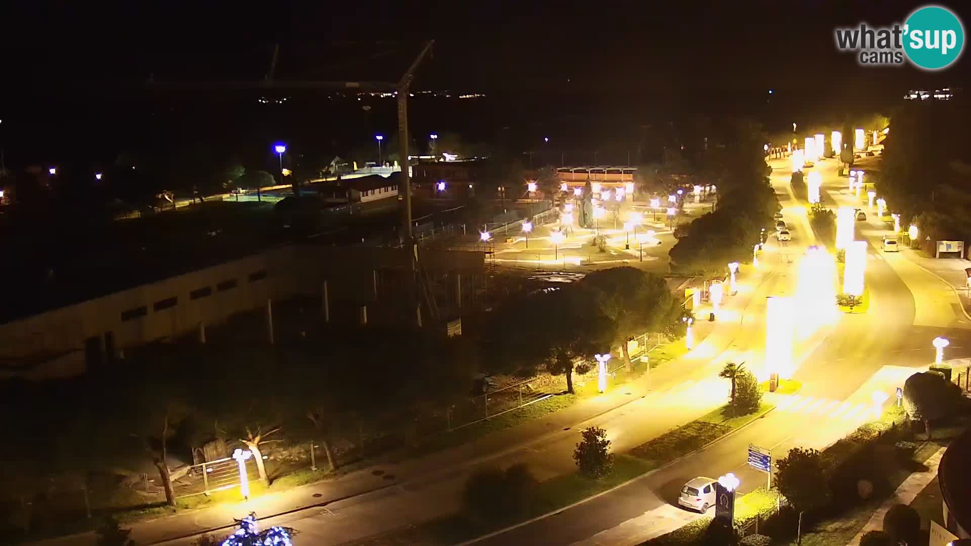 Portorose Live Webcam – vista sulla marina e i campi da tennis