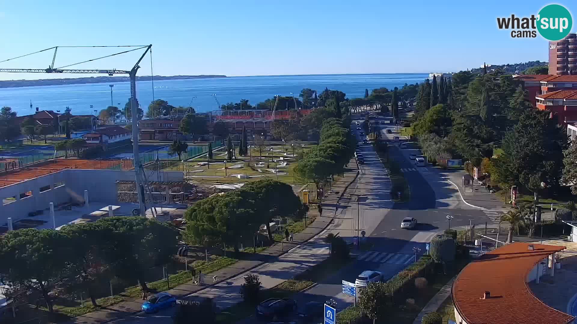 Marina di Portorose e il golfo di Piran