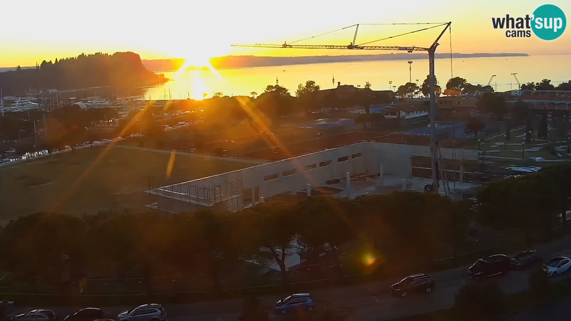 Marina di Portorose e il golfo di Piran