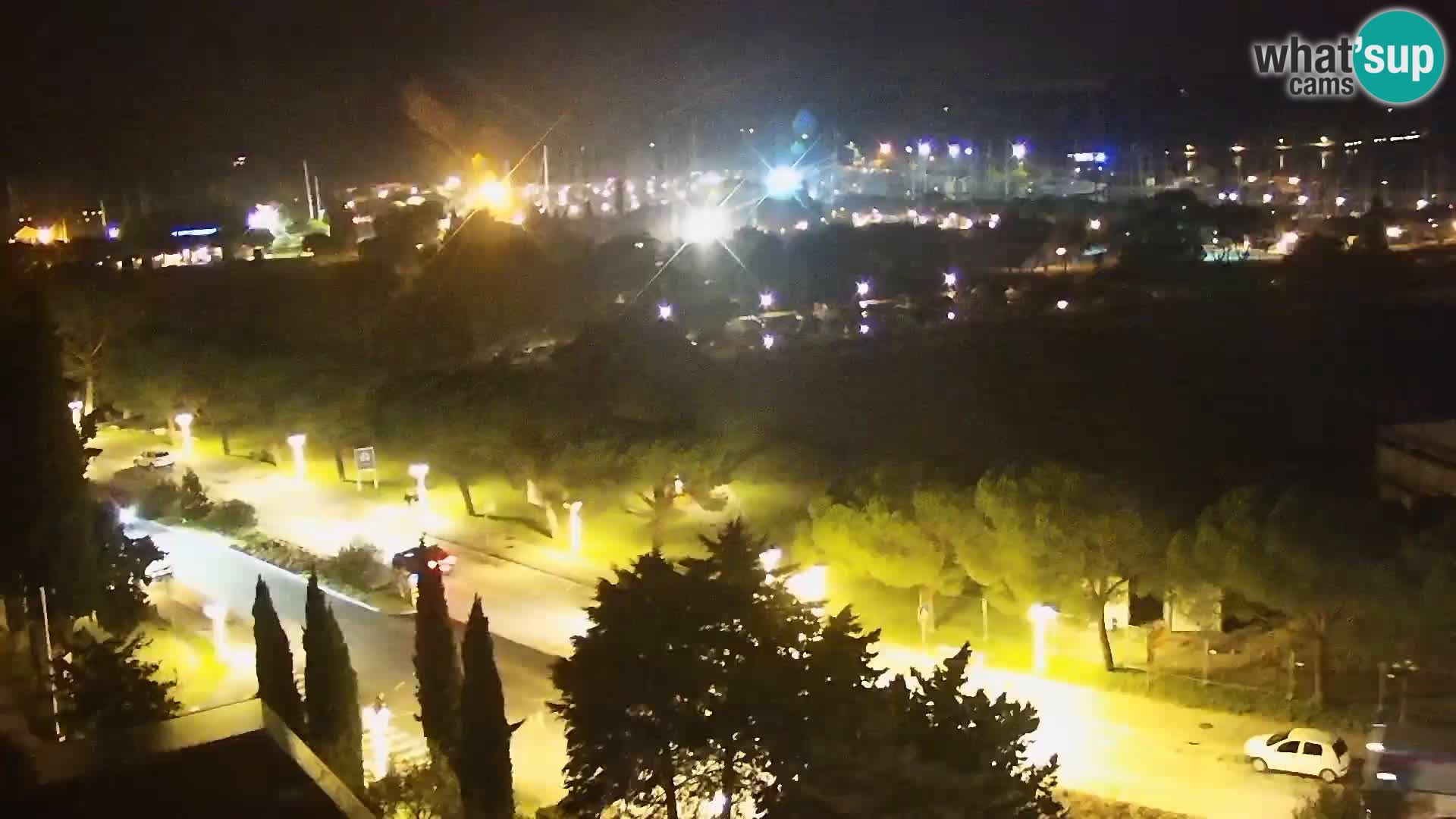 Portorose Live Webcam – vista sulla marina e i campi da tennis