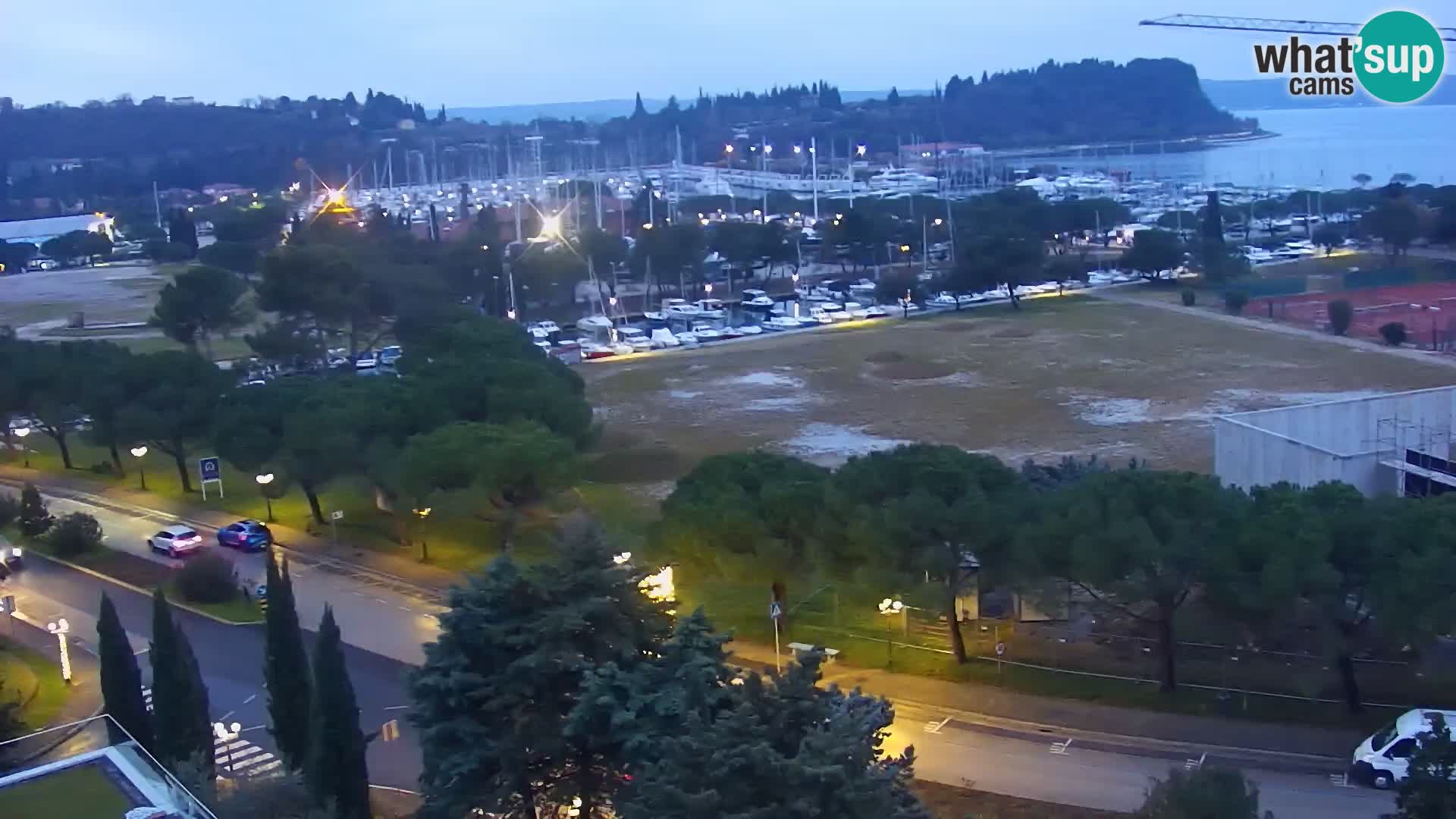 Marina di Portorose e il golfo di Piran