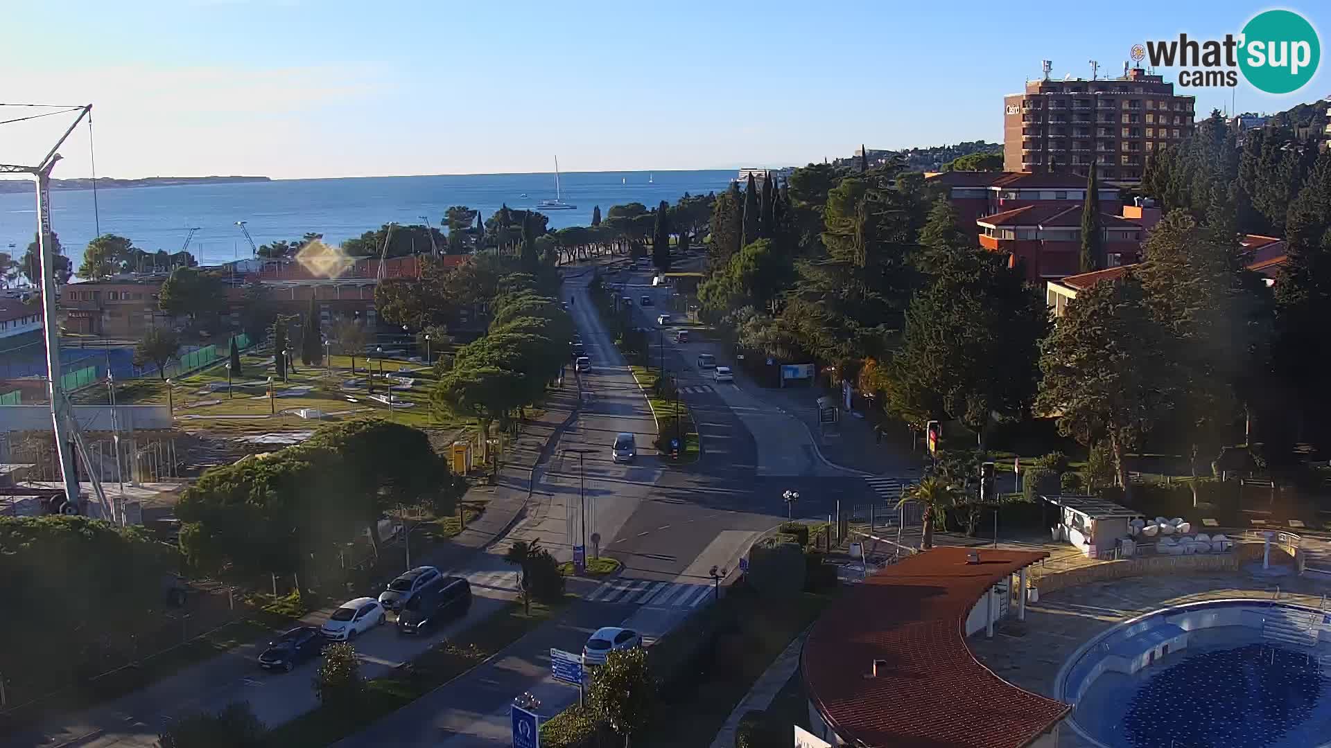 Portorož Marina et le golfe de Piran