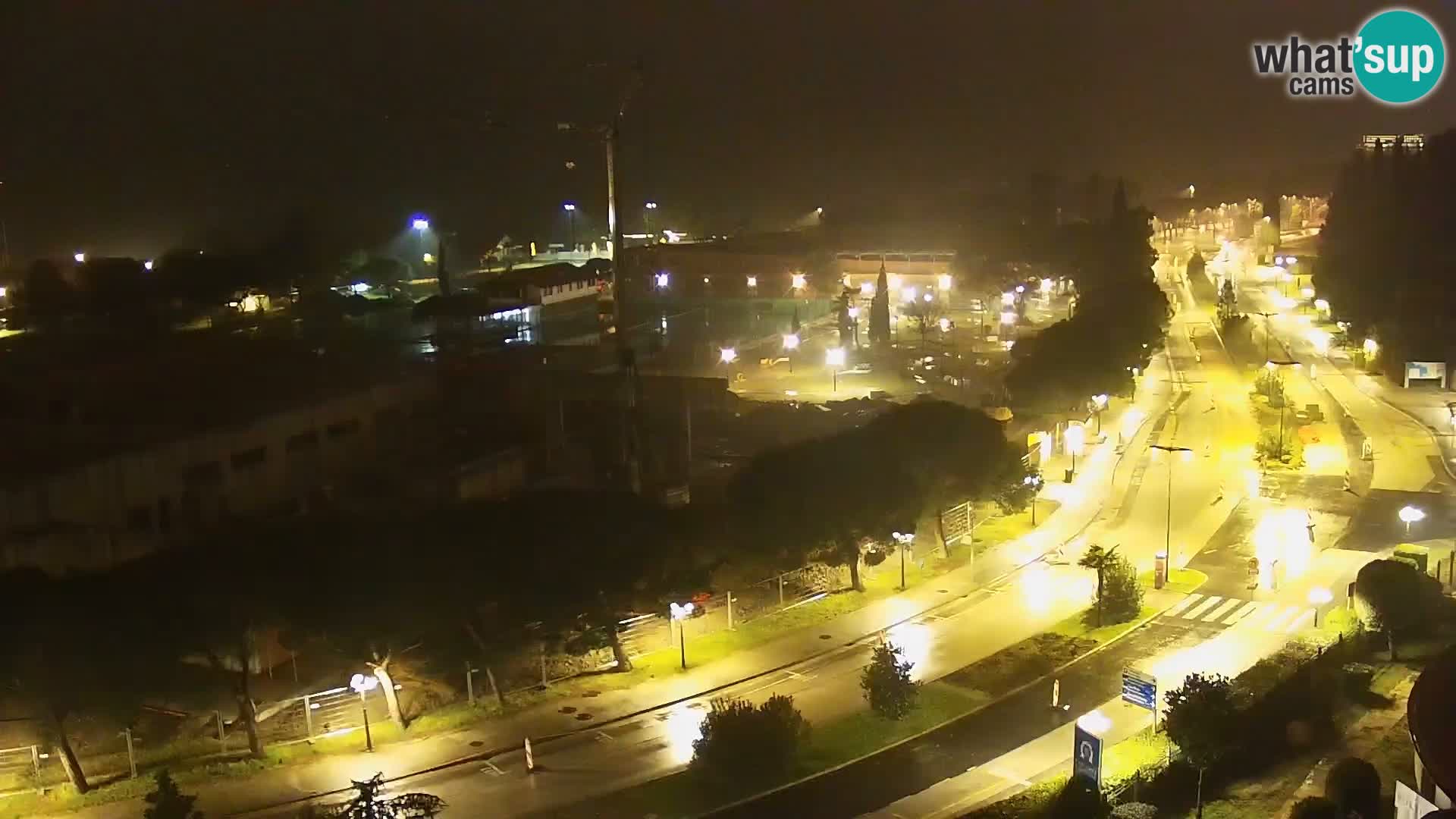 Portorose Live Webcam – vista sulla marina e i campi da tennis