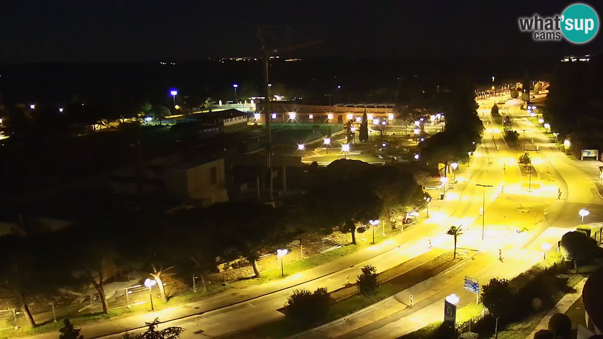 Portorose Live Webcam – vista sulla marina e i campi da tennis