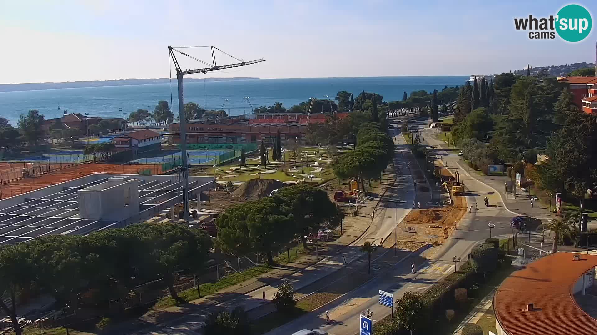 Marina di Portorose e il golfo di Piran